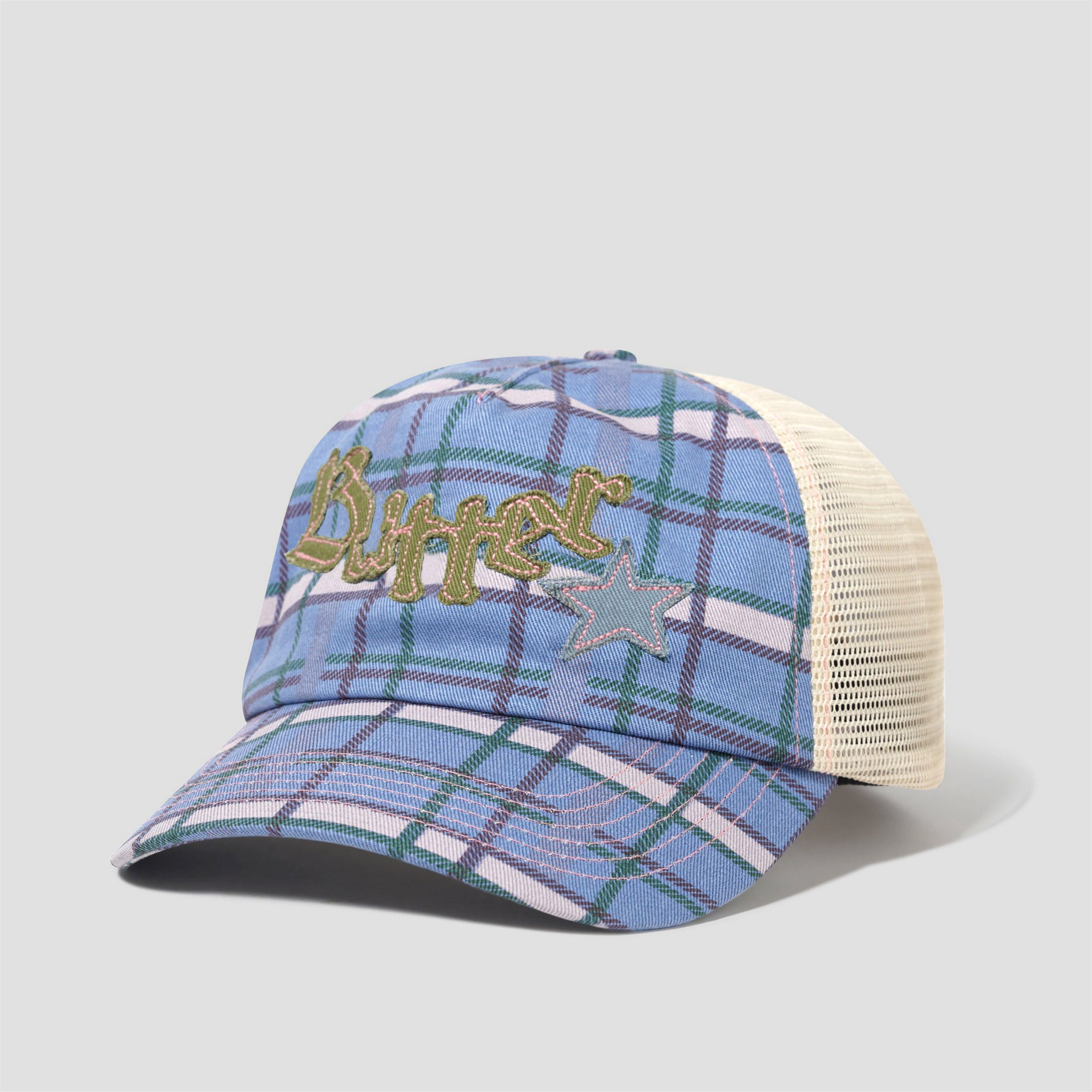 Butter Goods Edge Trucker Cap Plaid