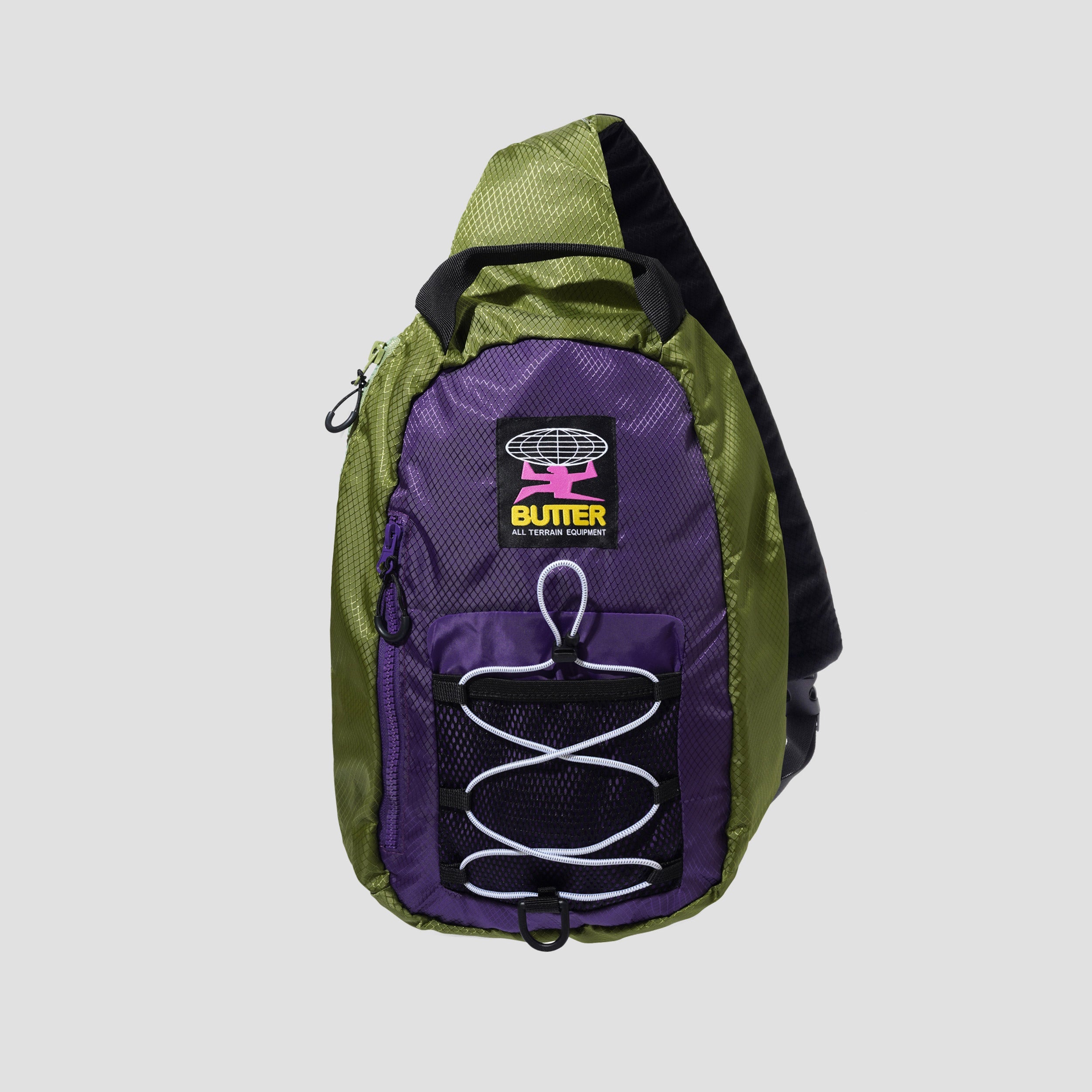 Butter Goods Express Shoulder Bag Grass / Purple