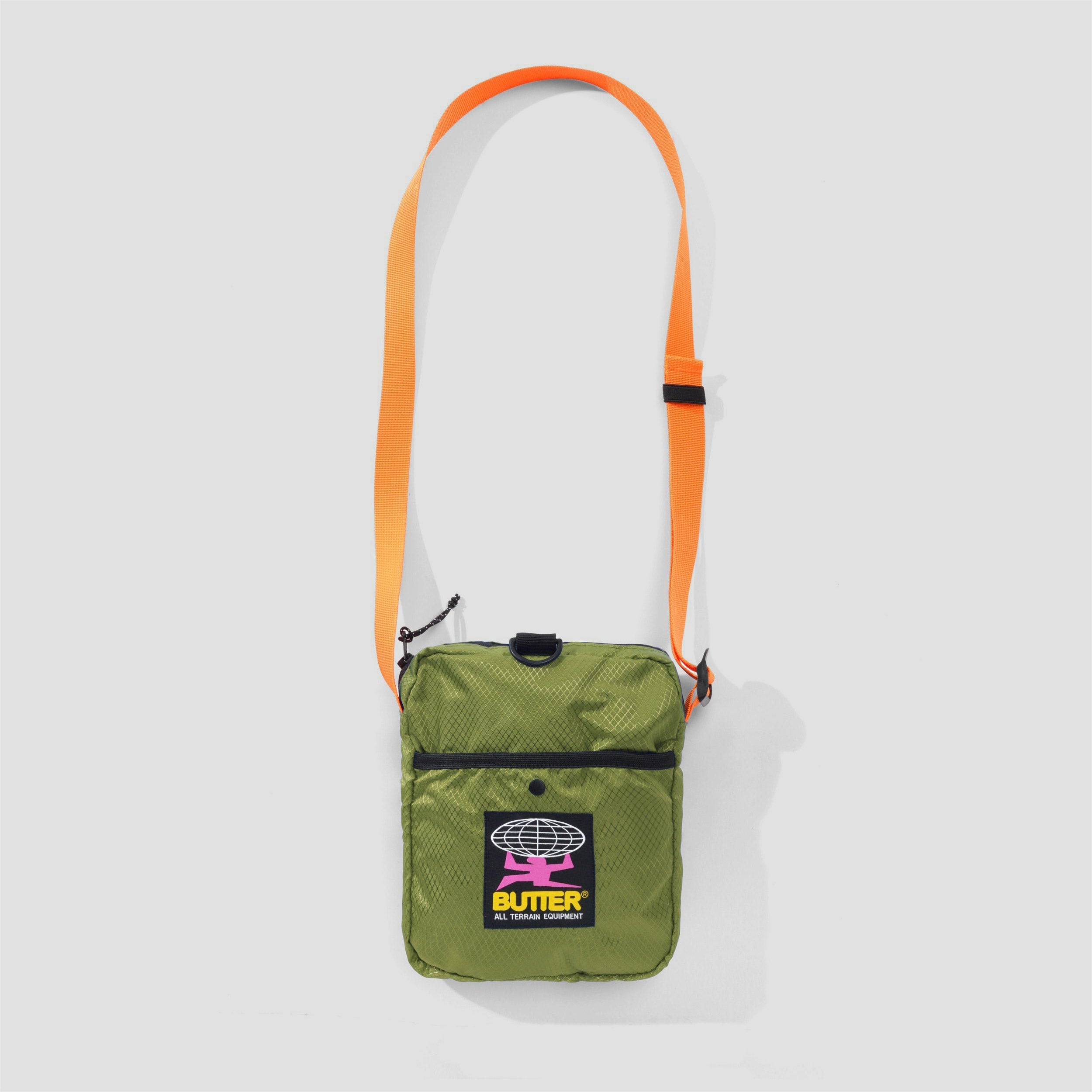 Butter Goods Ripstop Side Bag Green