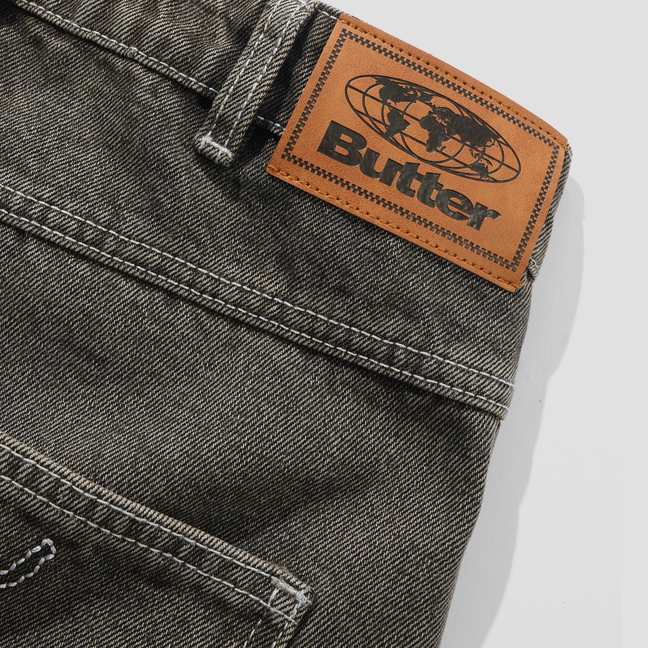 Butter Goods Roach Denim Jeans Black Wash