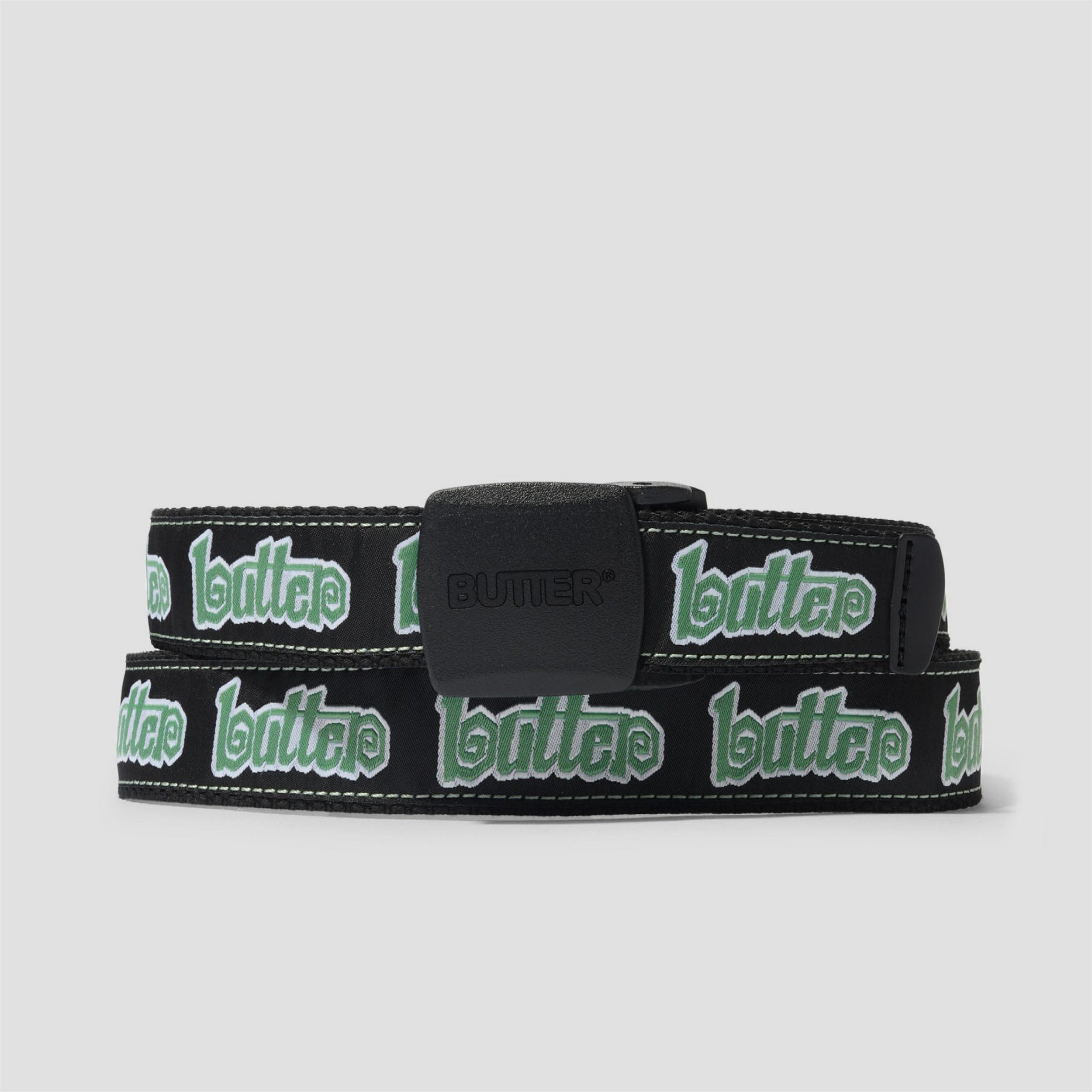 Butter Goods Swirl Woven Belt Black