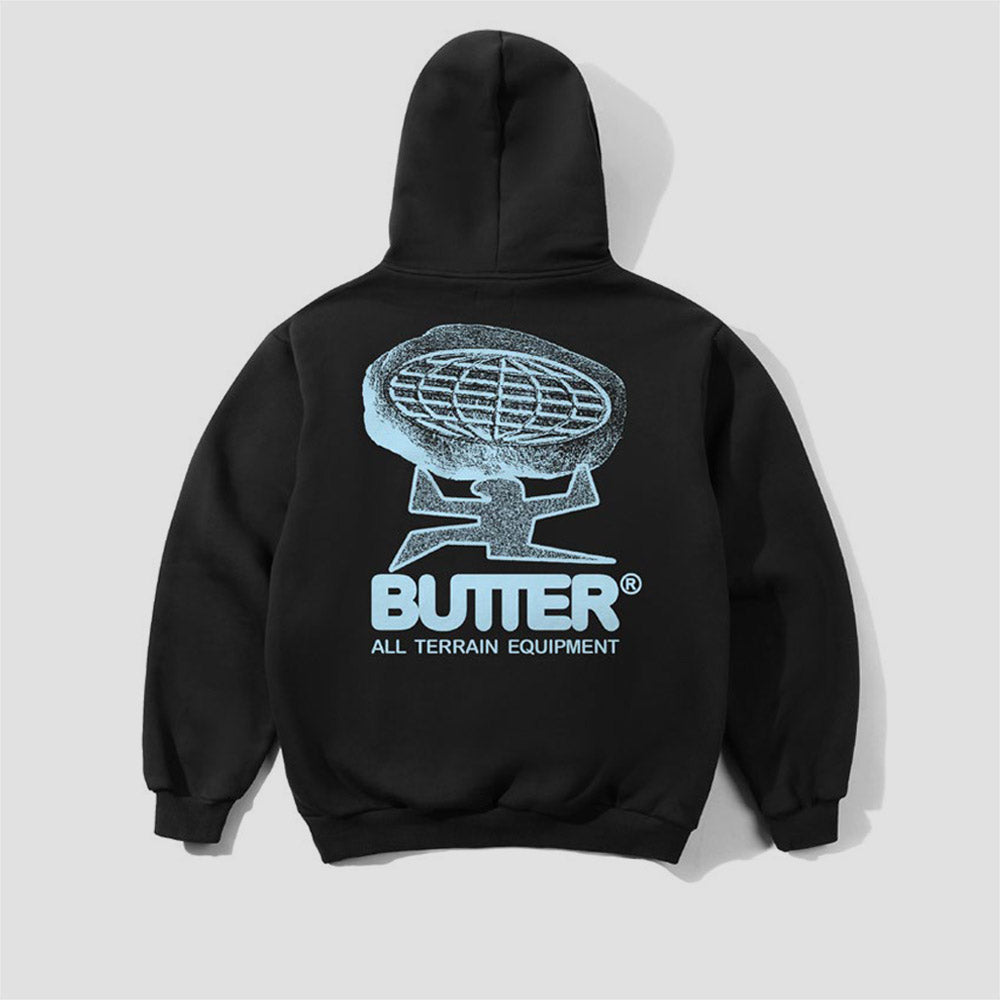 Butter Goods Terrain Pullover Hood Black
