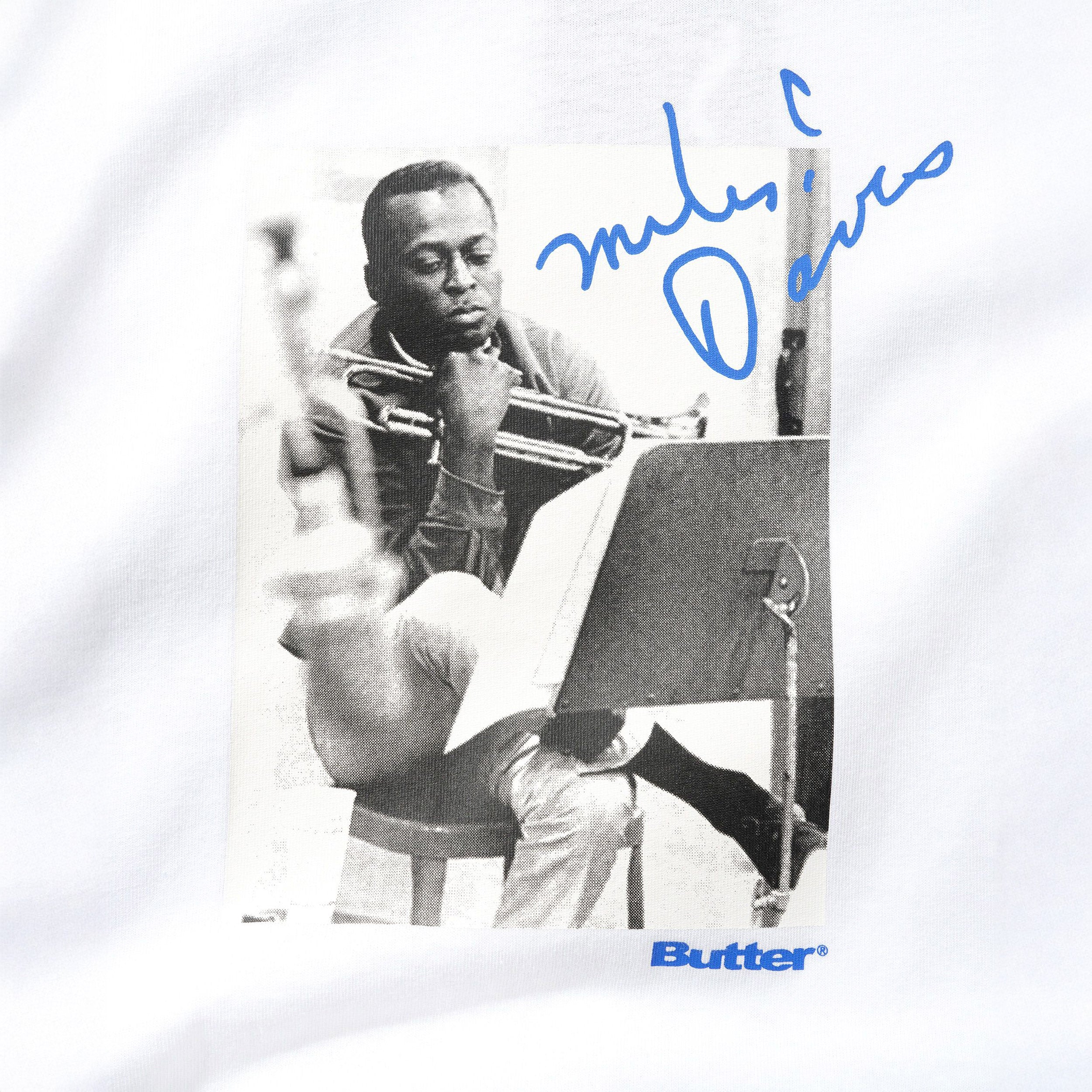 Butter Goods x Miles Davis Kind of Blue T-Shirt White