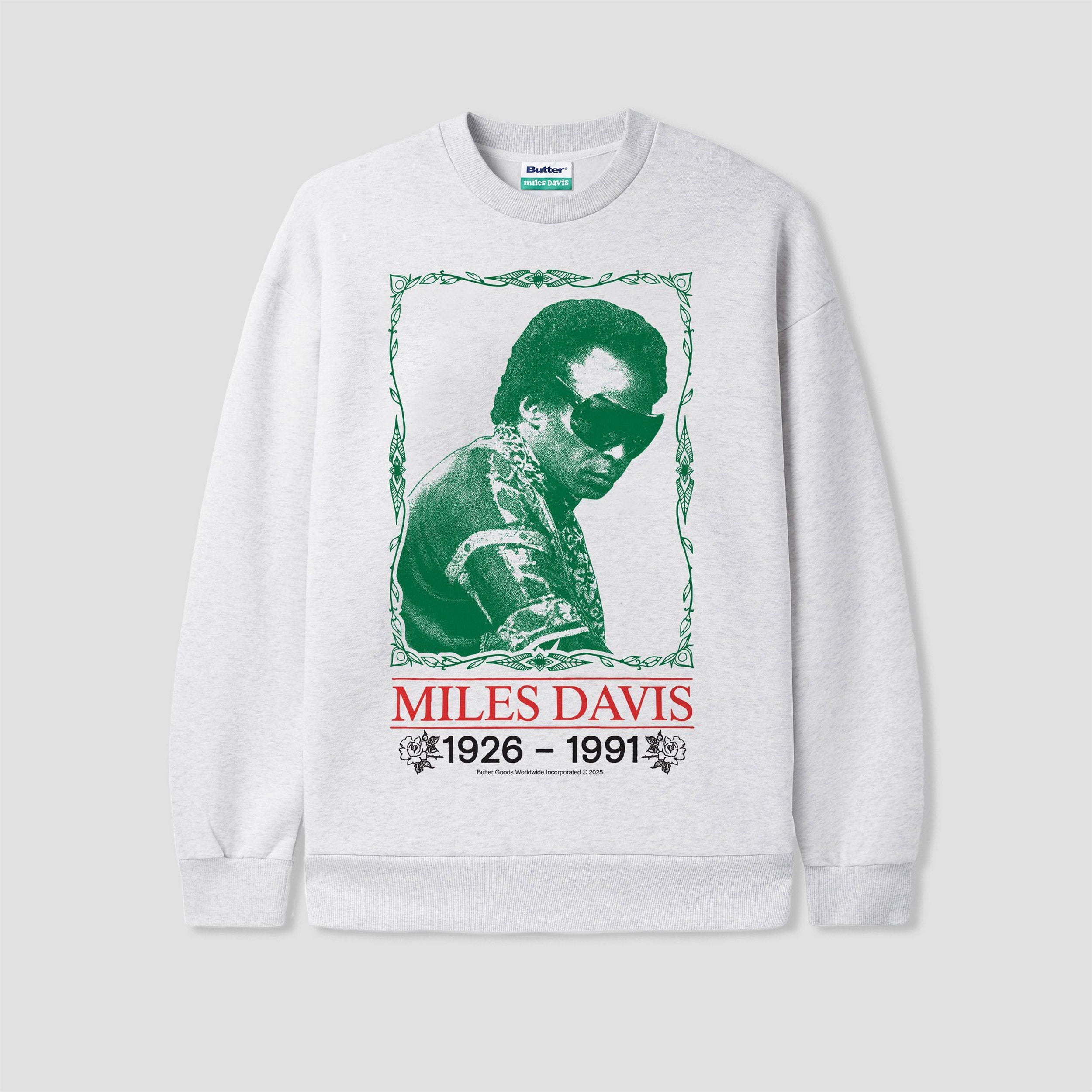 Butter Goods x Miles Davis Thanks Crew Ash