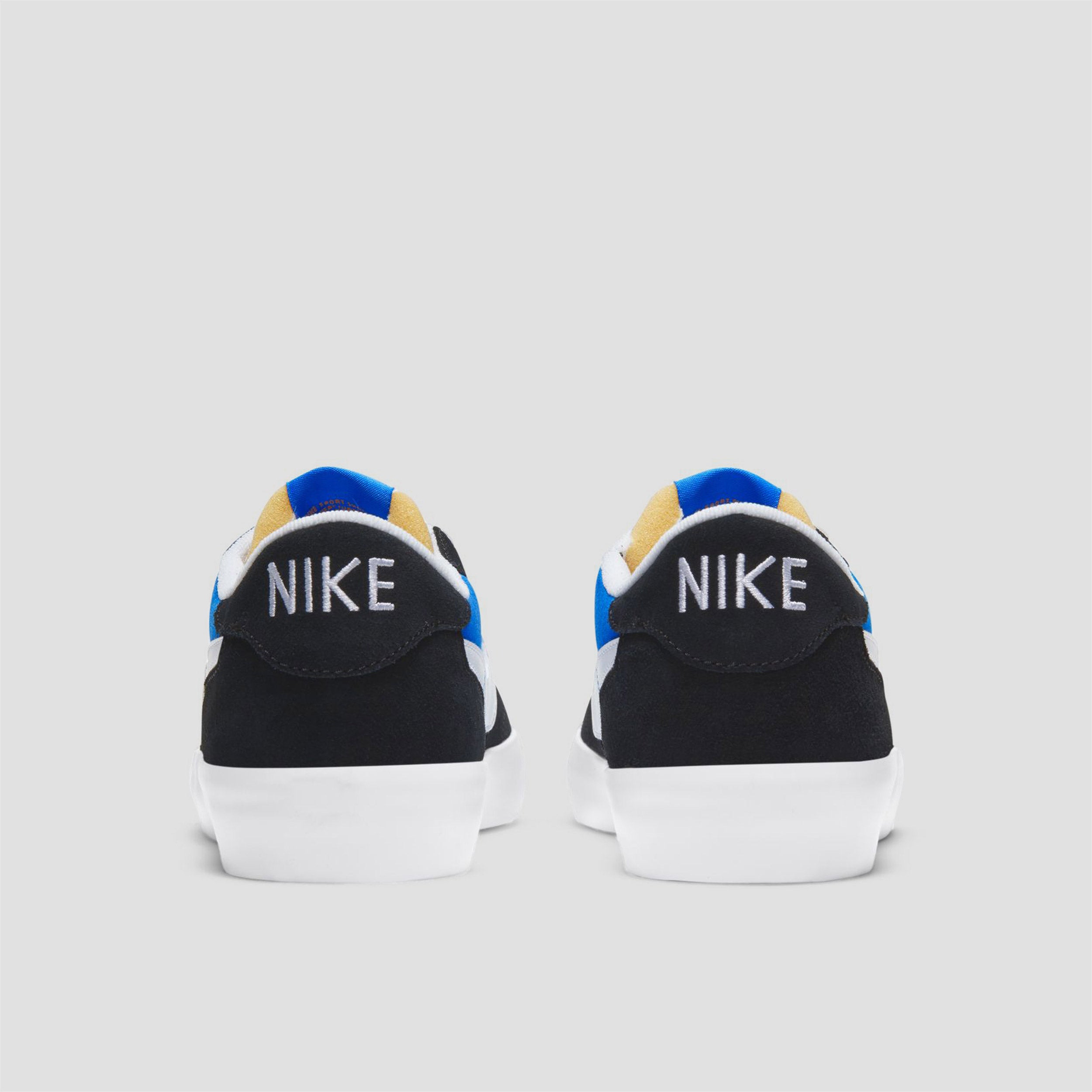 Nike SB Heritage Vulc Skate Shoes Black / White / Signal Blue / Safety Orange
