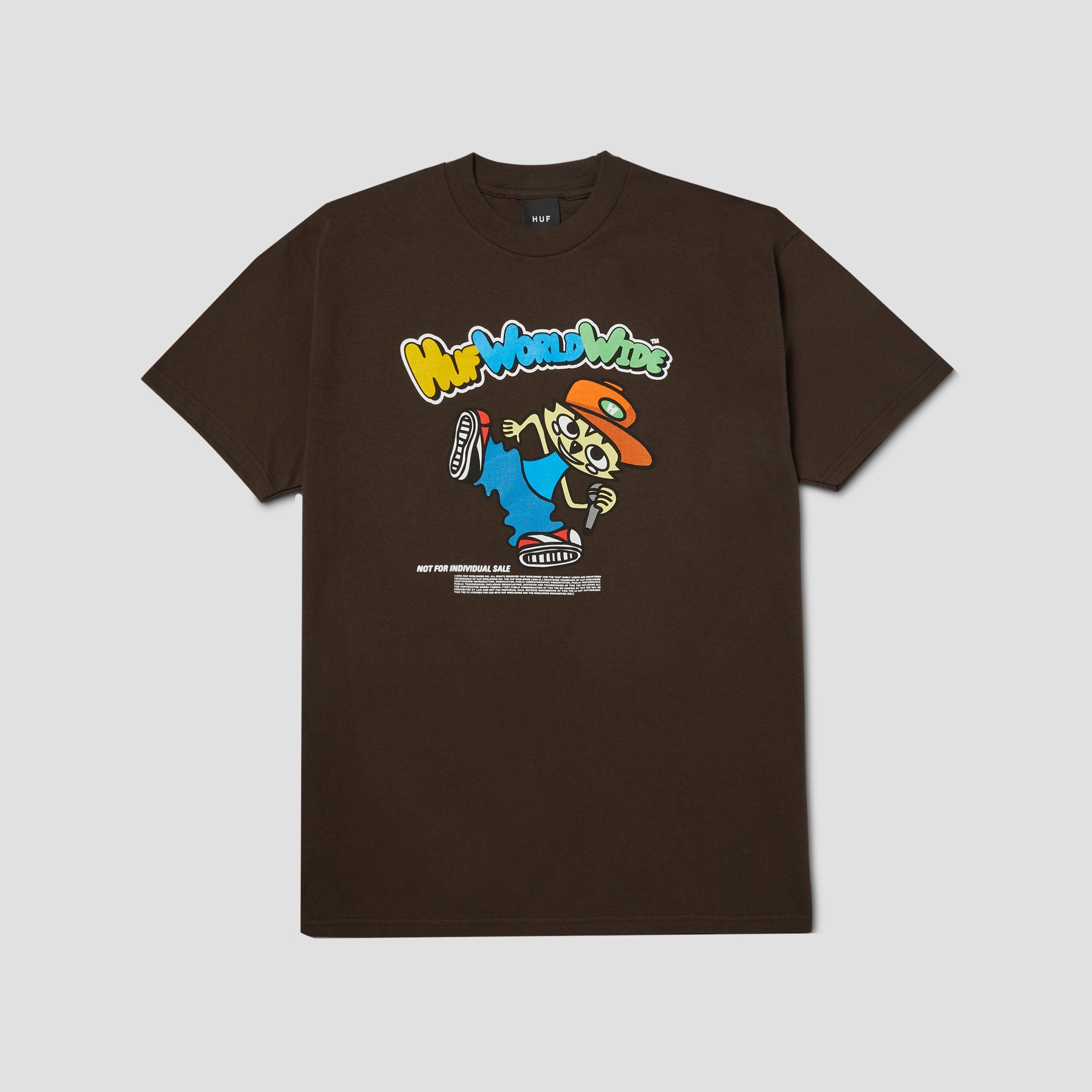 HUF Chop Kick Block T-Shirt Bison