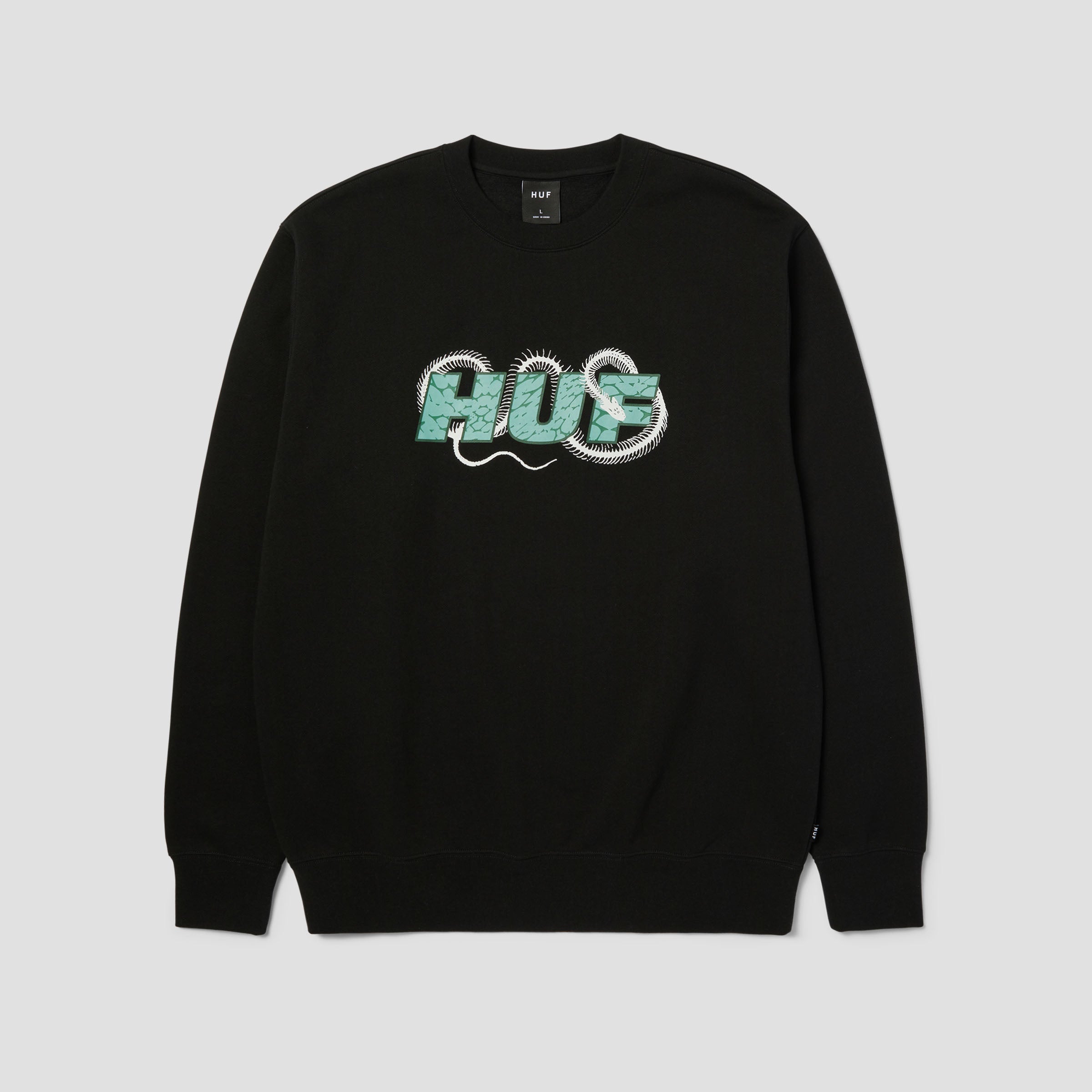 HUF Cobra Crew Black