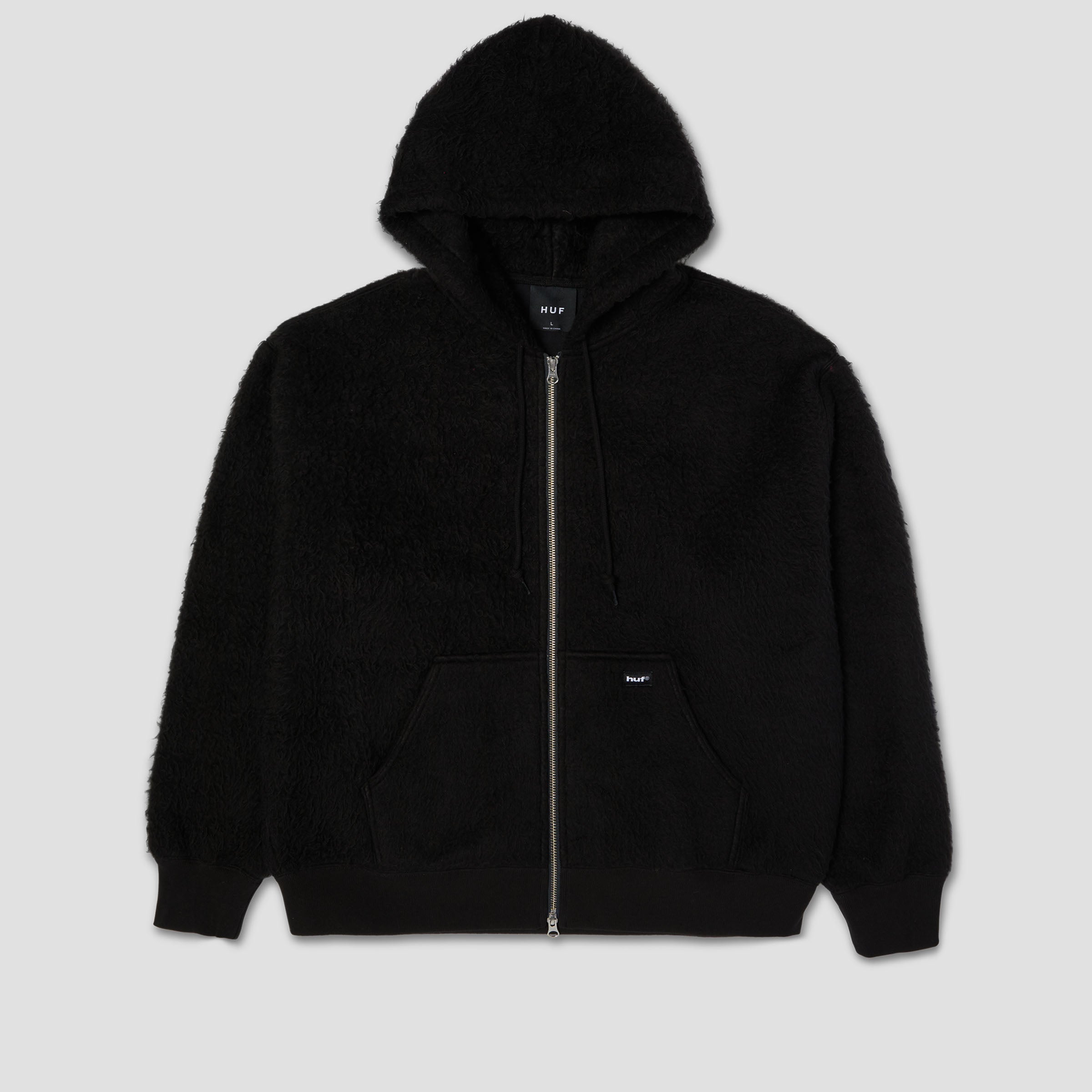 HUF Corso Heavyweight Zip Hood Black
