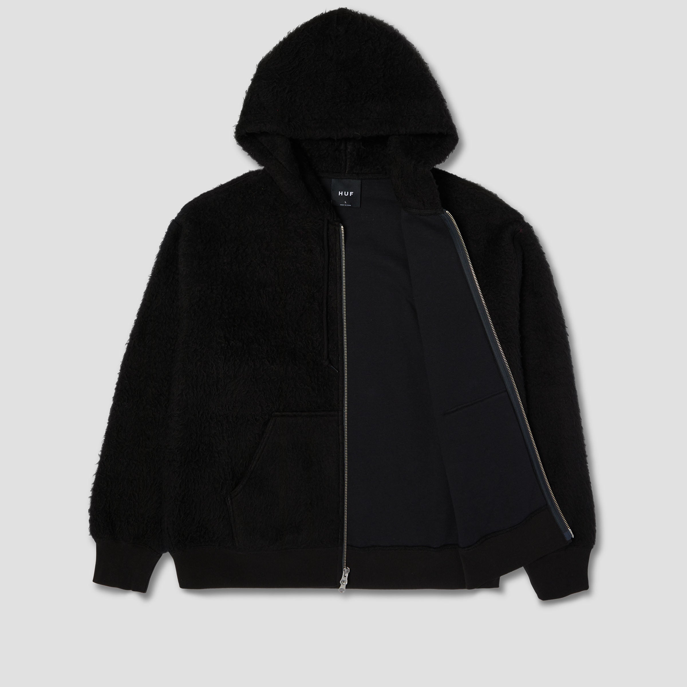 HUF Corso Heavyweight Zip Hood Black