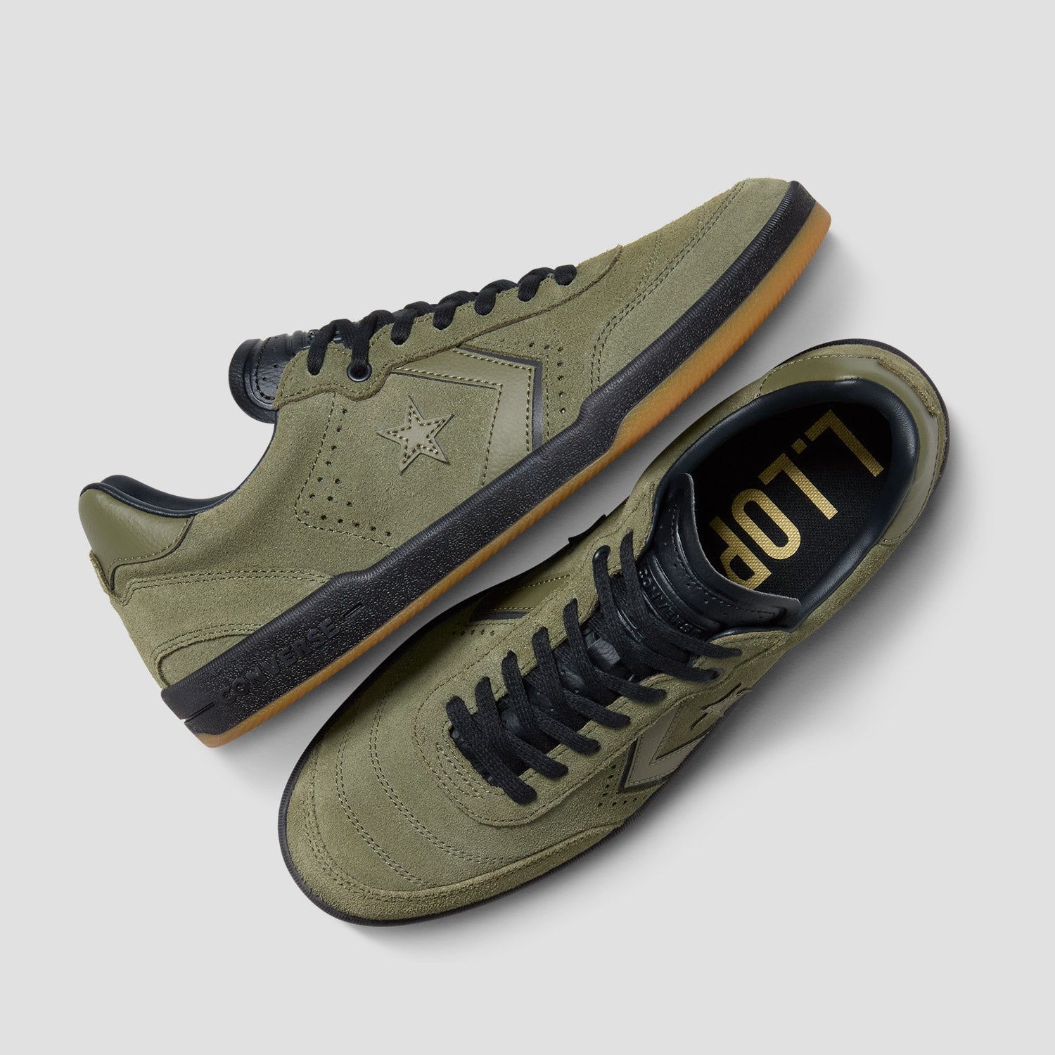 Converse Louie Lopez Pro 2 Skate Shoes Ox Utility / Egret / Gum