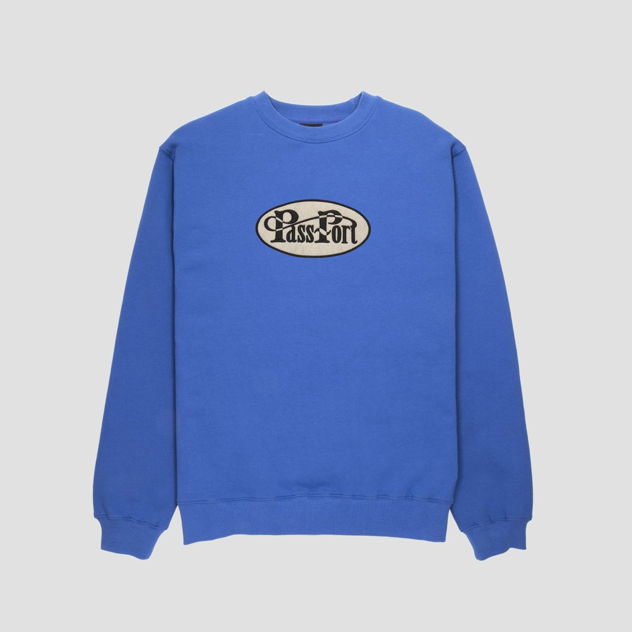 Passport Whip Logo Sweater Royal Blue