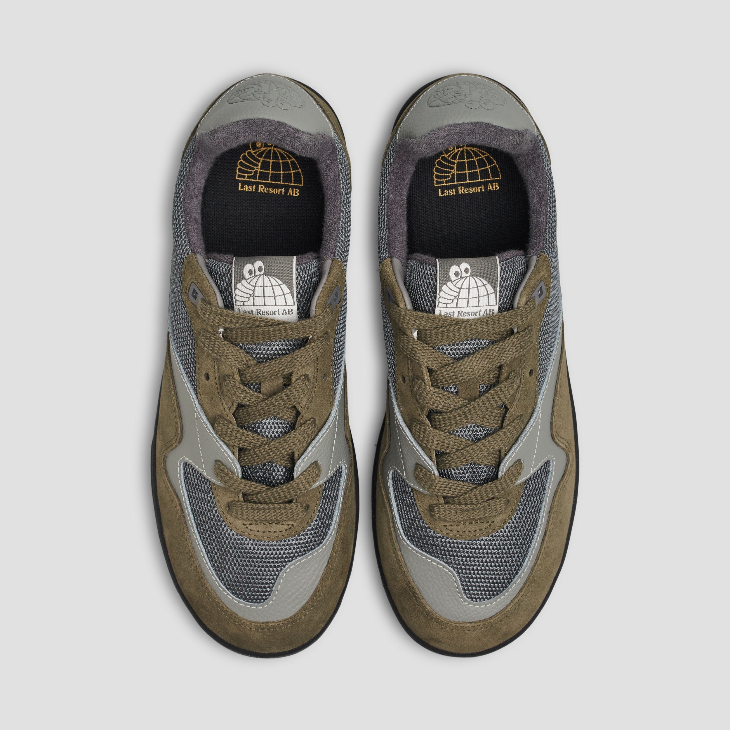 Last Resort AB CM002 LO Skate Shoes Olive Grey / Black