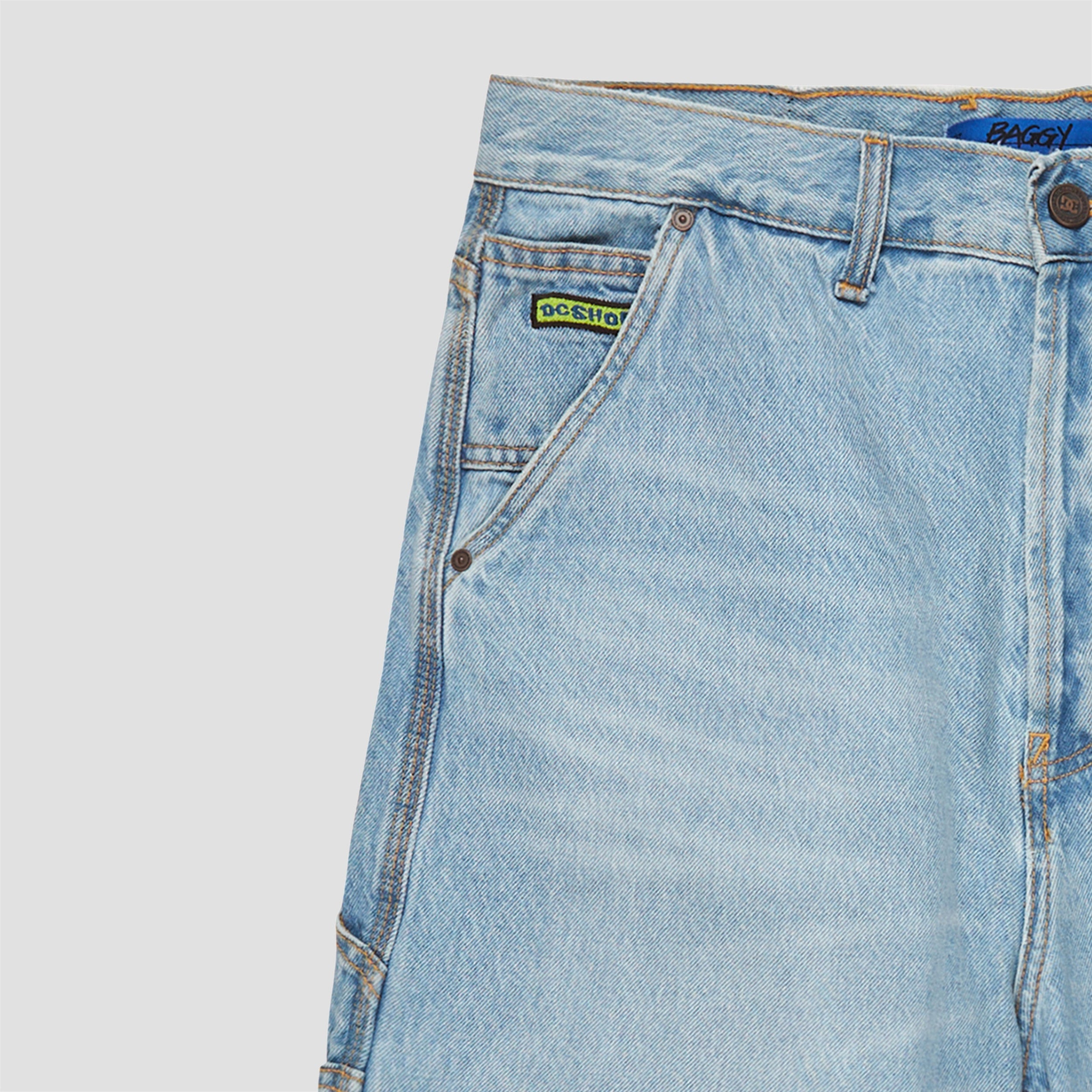DC Carpenter Baggy Shorts RIL Indigo Light