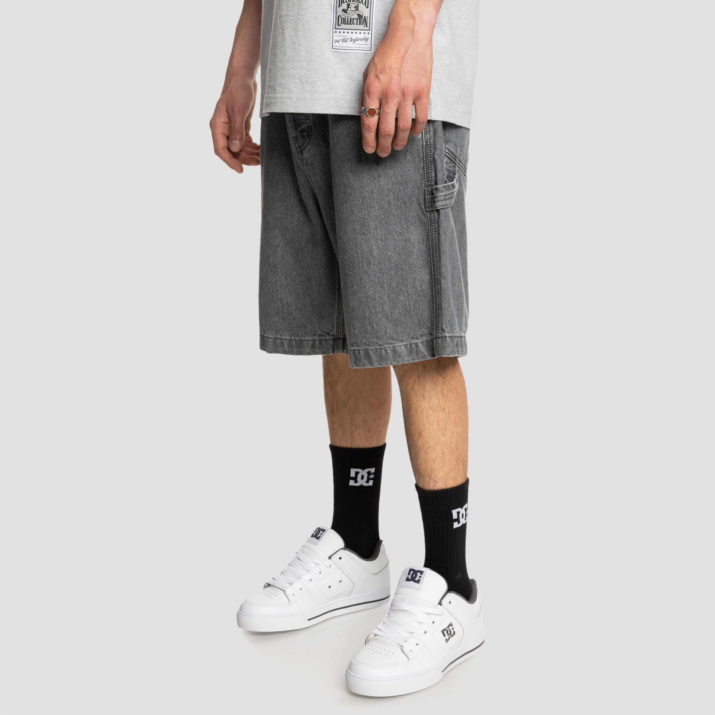 DC Carpenter Baggy Shorts RMG Medium Grey