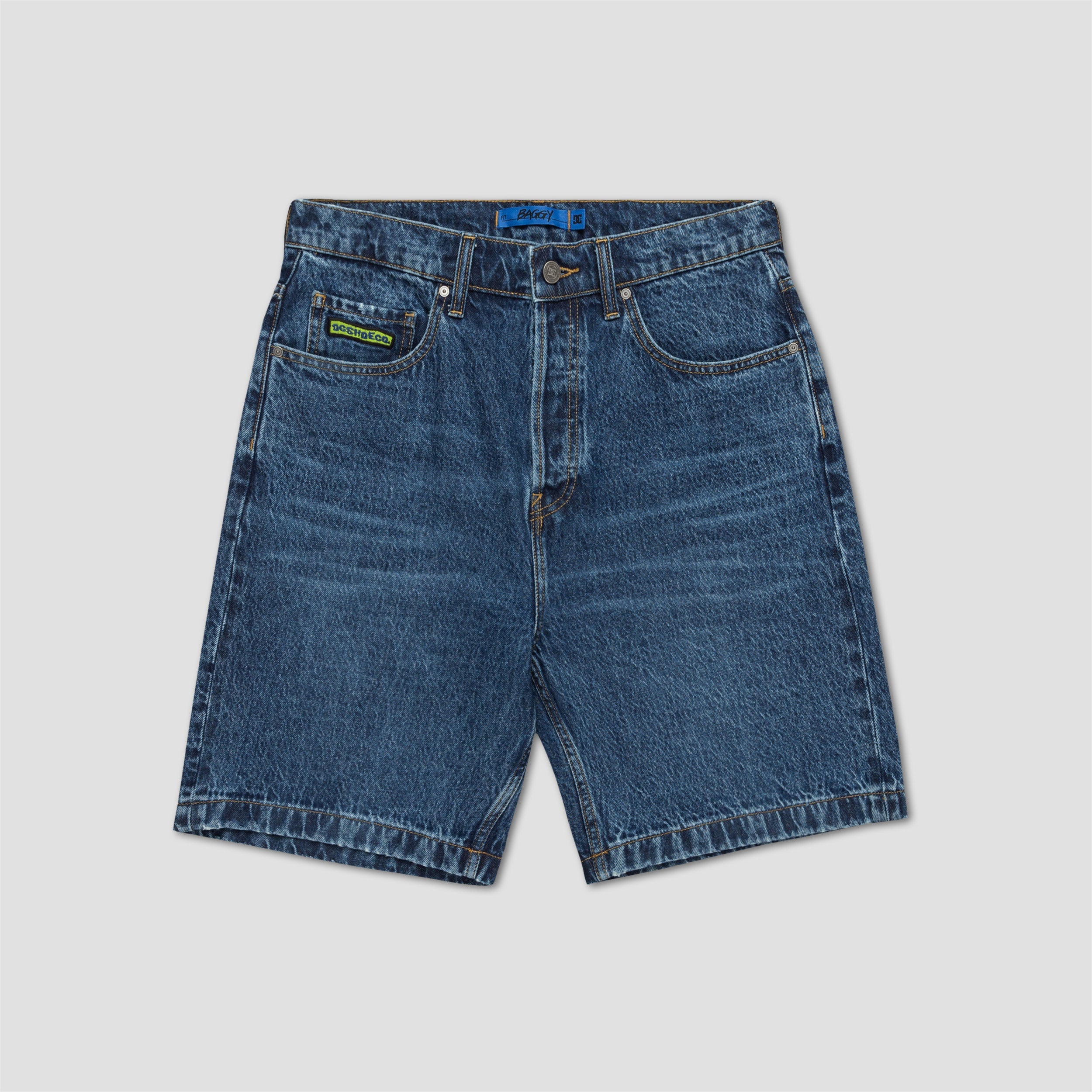 DC Worker Baggy Denim Shorts RSI Stone Indigo