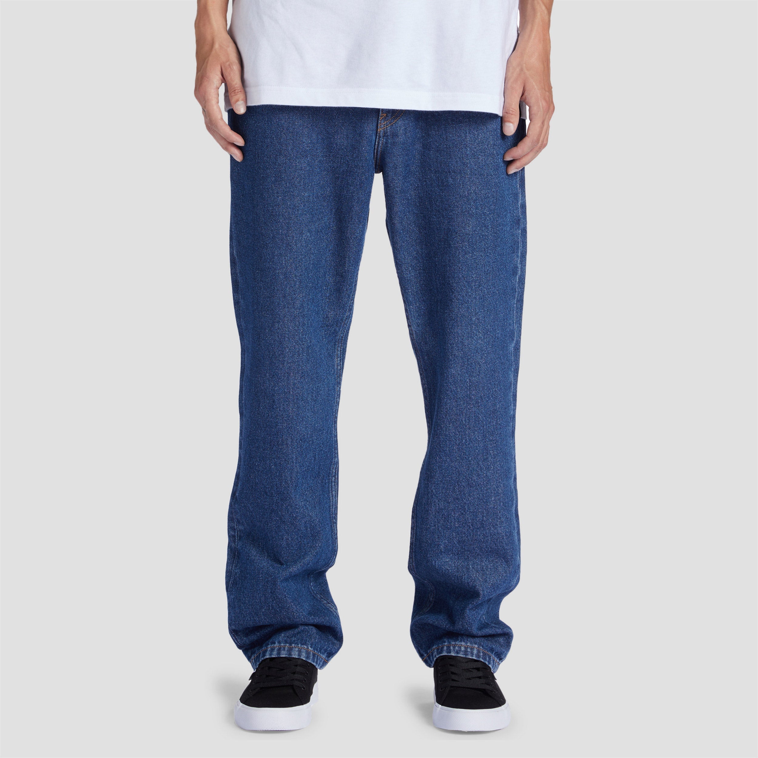DC Worker Straight Denim Pant Ril Indigo Dark