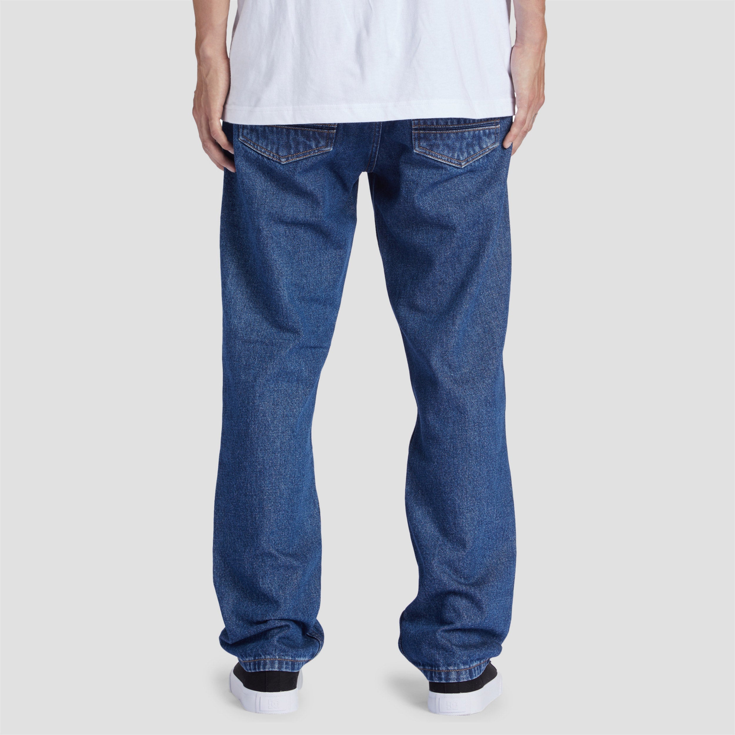 DC Worker Straight Denim Pant Ril Indigo Dark