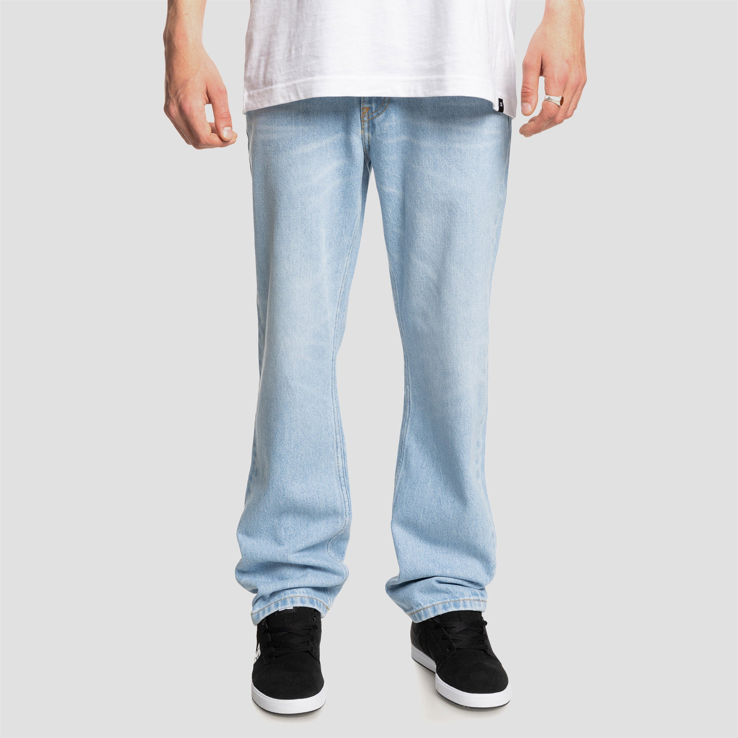 DC Worker Straight Denim Pant Ril Indigo Light