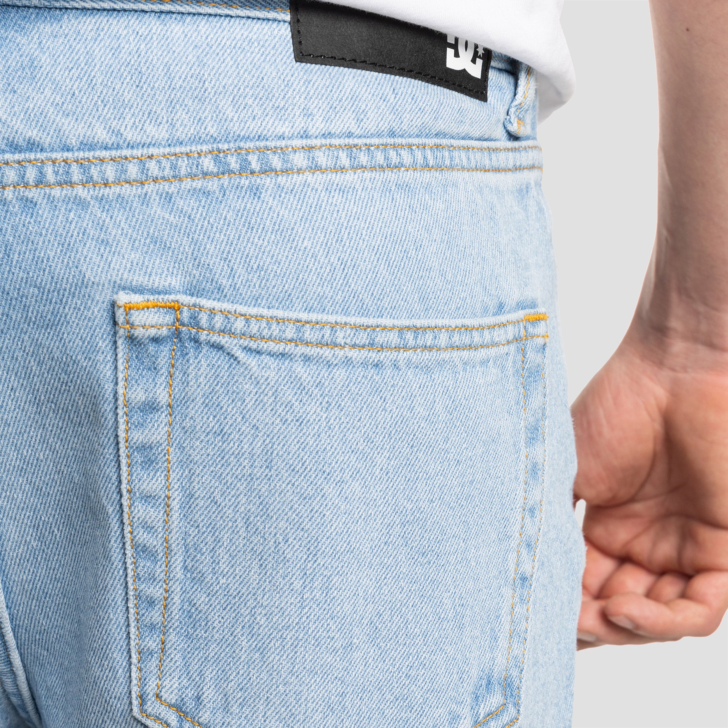 DC Worker Straight Denim Pant Ril Indigo Light