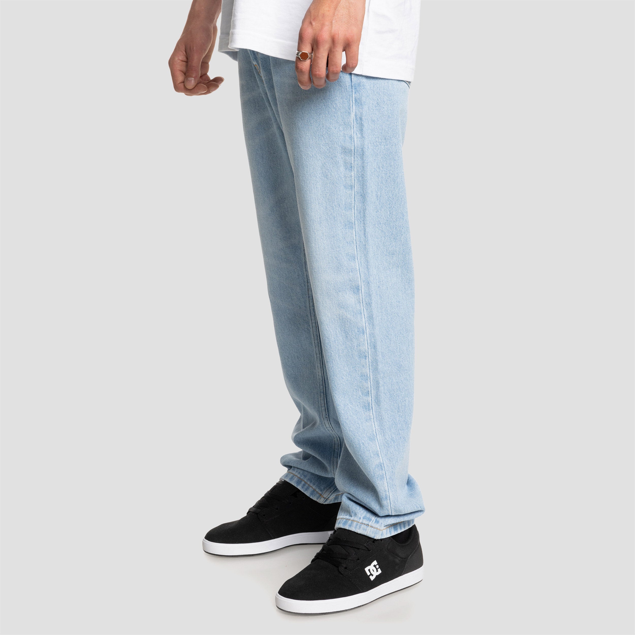 DC Worker Straight Denim Pant Ril Indigo Light