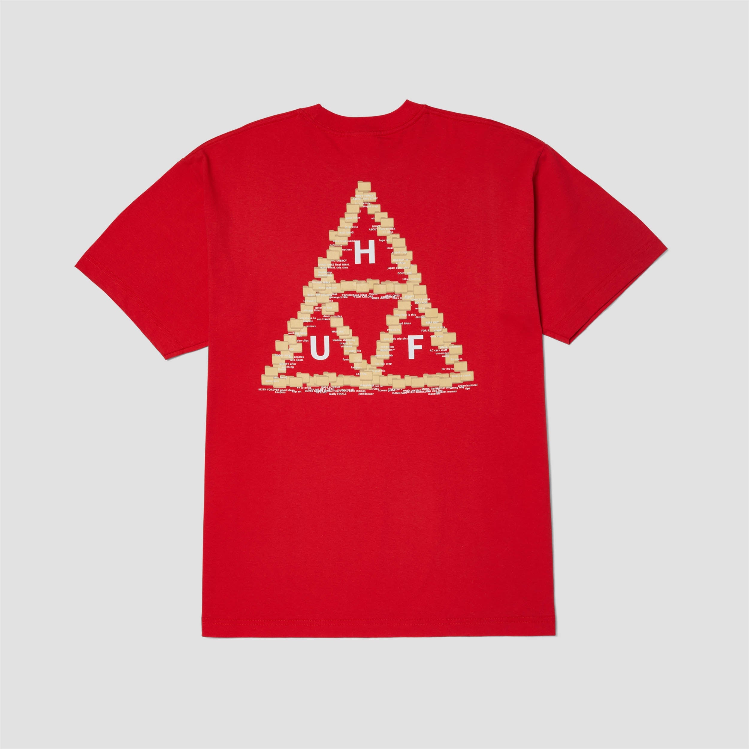 HUF Desktop Shortsleeve T-Shirt Tomato