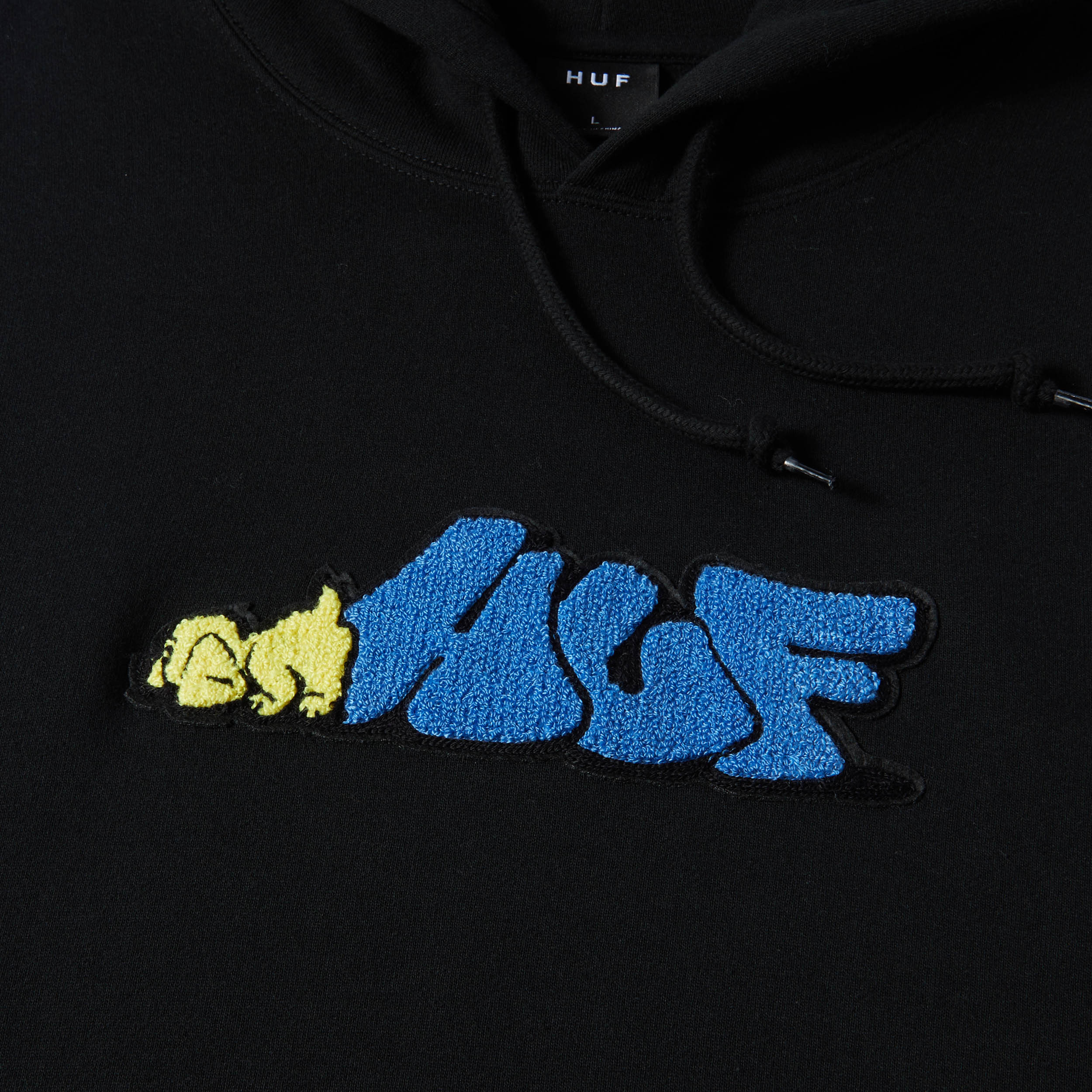 HUF Dog Sense Crew Black