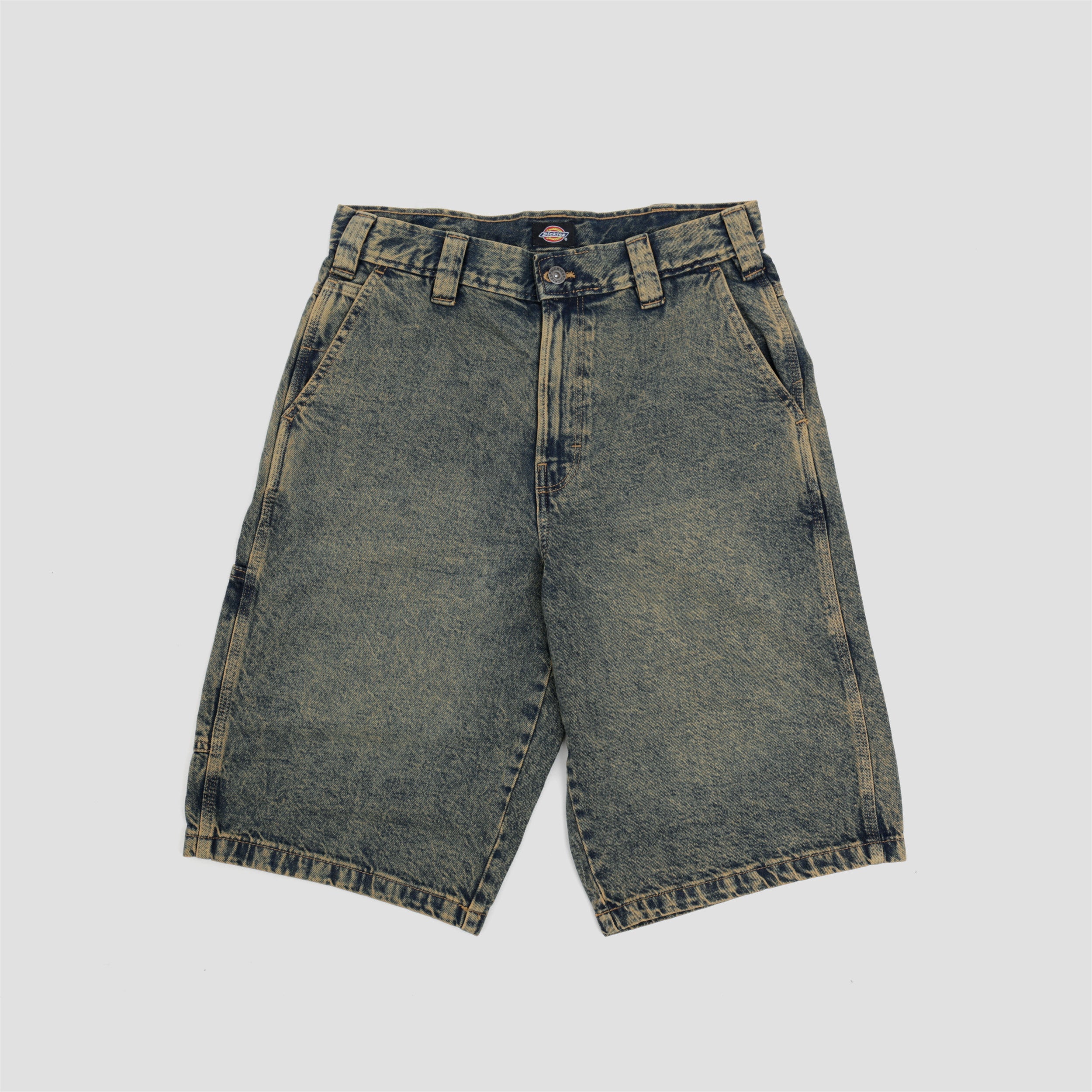 Dickies Madison Denim Short Yellow Fade