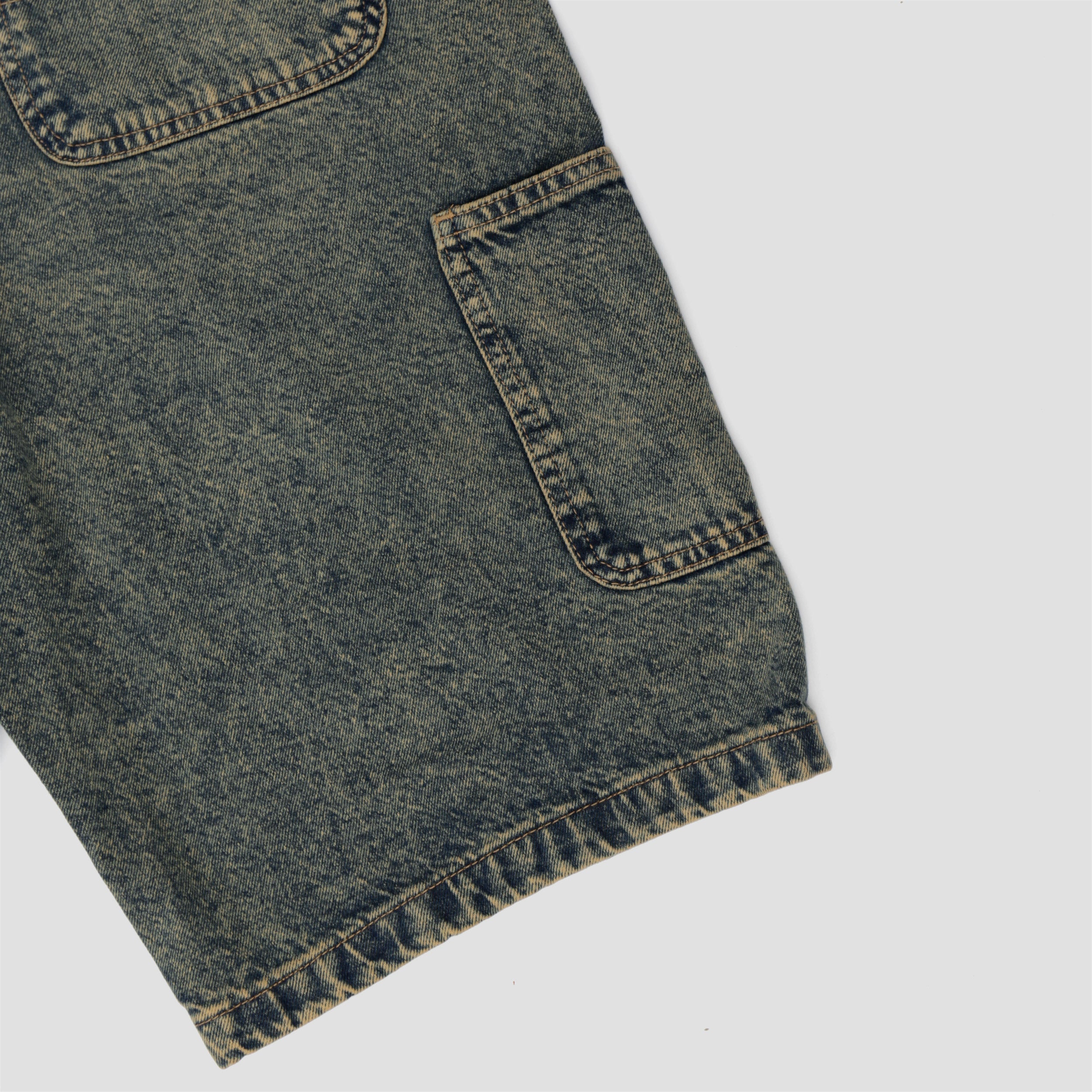 Dickies Madison Denim Short Yellow Fade