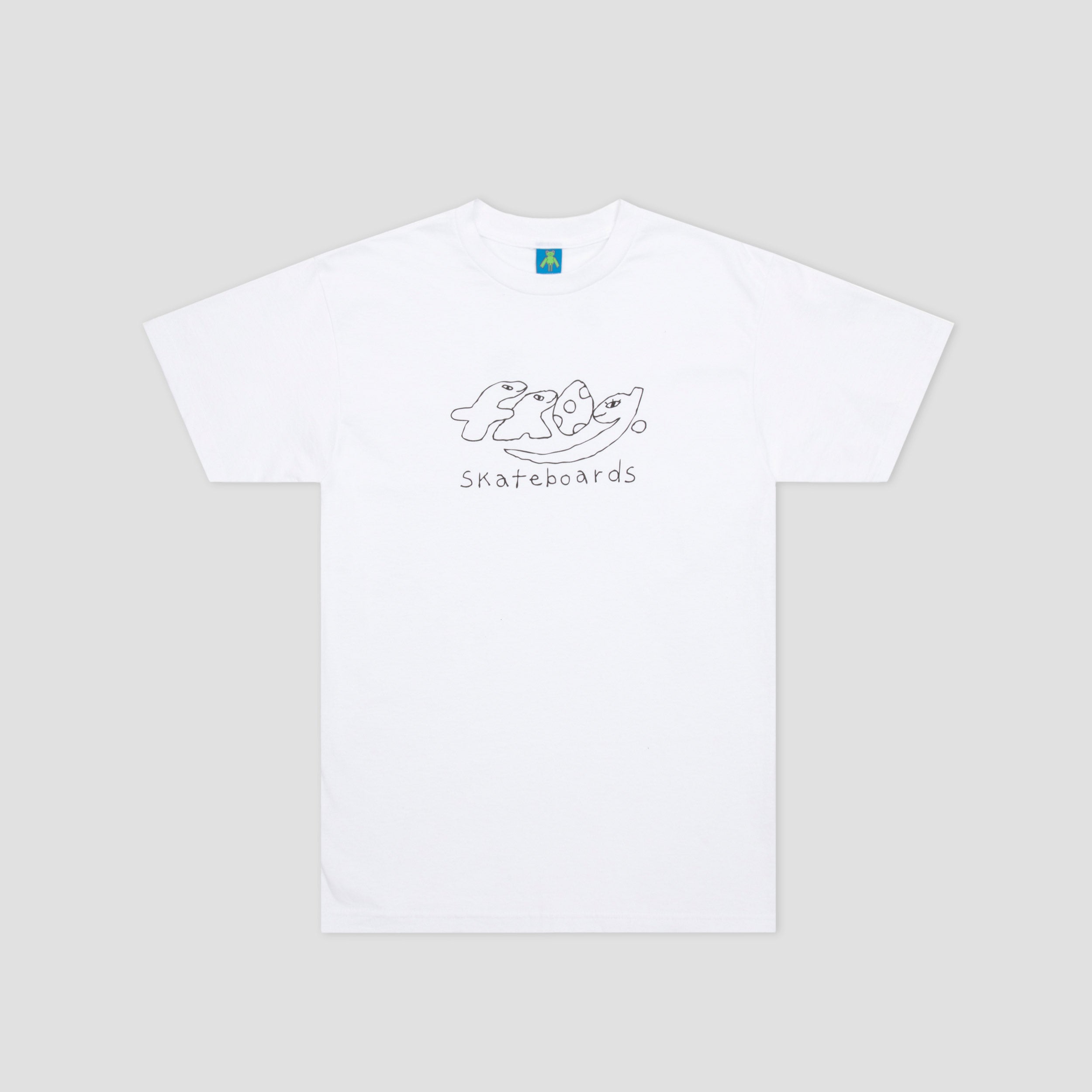 Frog Dino Logo T-Shirt White