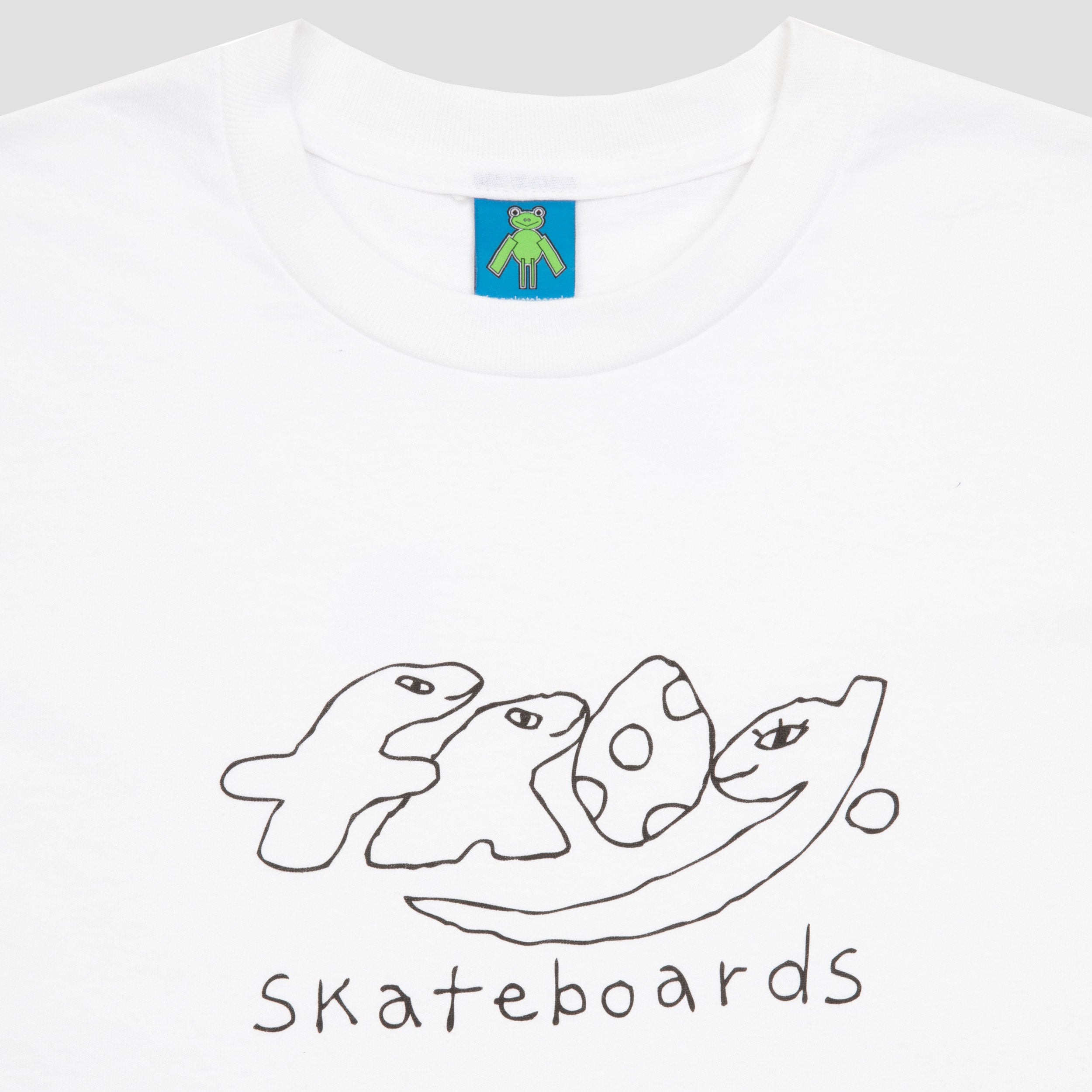 Frog Dino Logo T-Shirt White