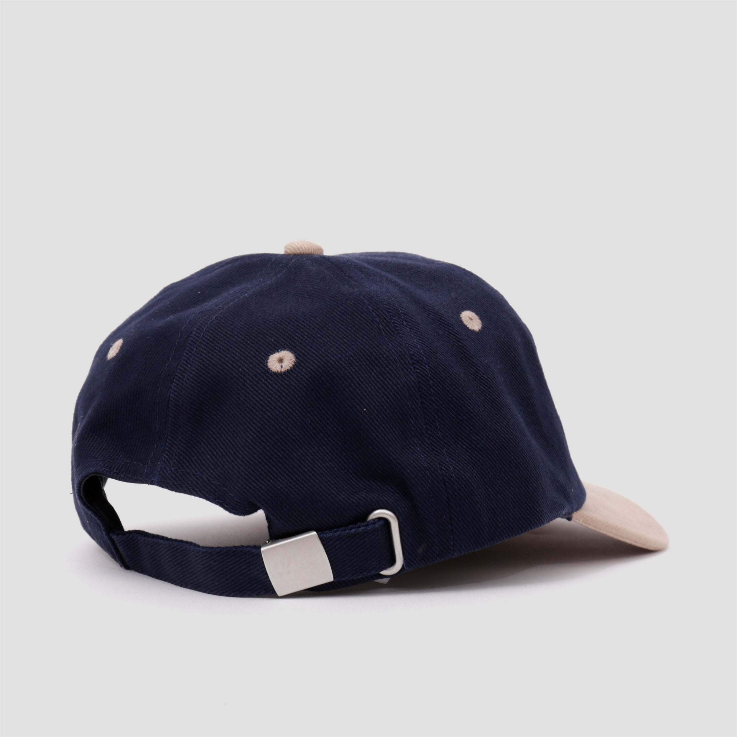 Dungeon Brushed Canvas Cap Navy Taupe / Neon Orange