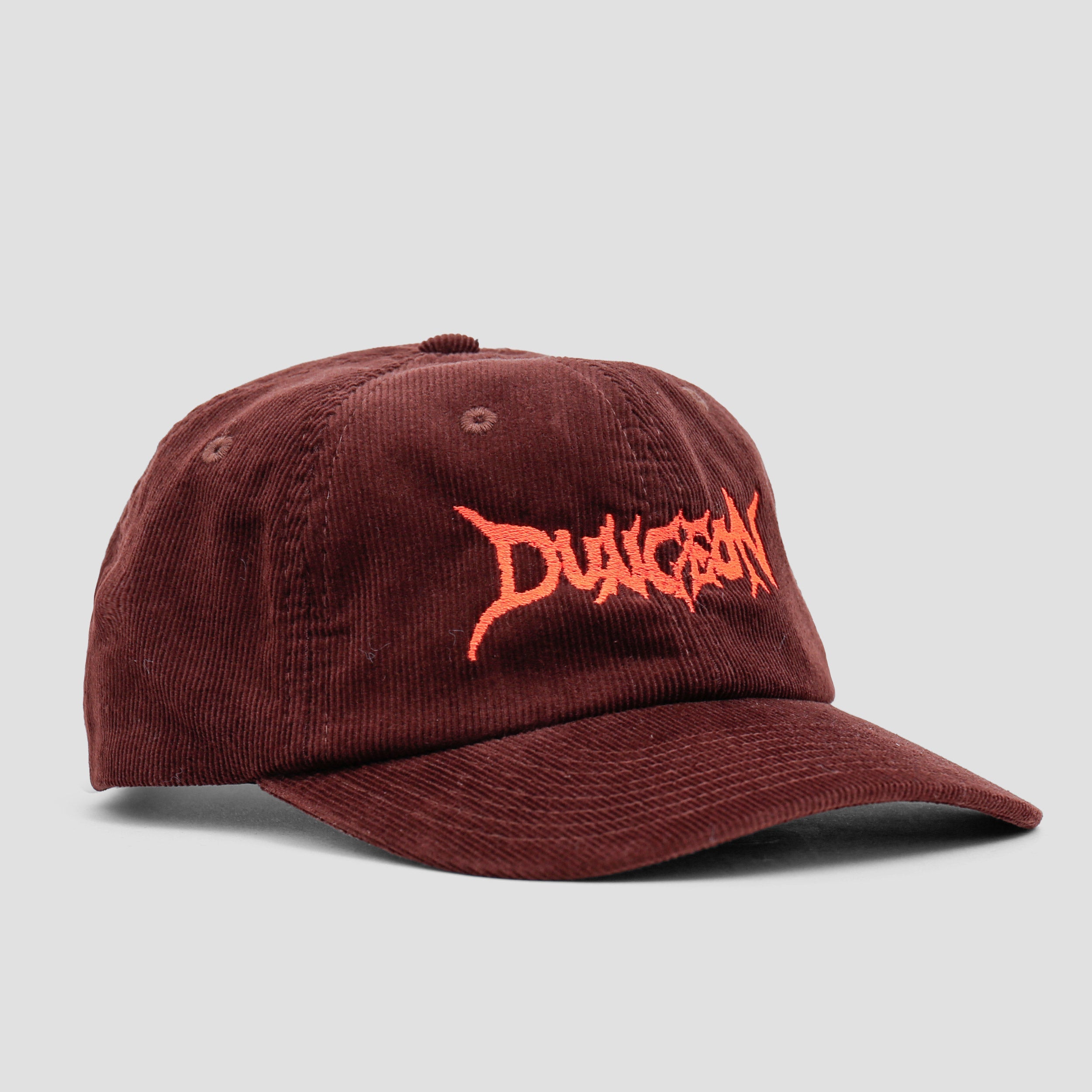 Dungeon Cord Cap Embroidered Chocolate / Orange