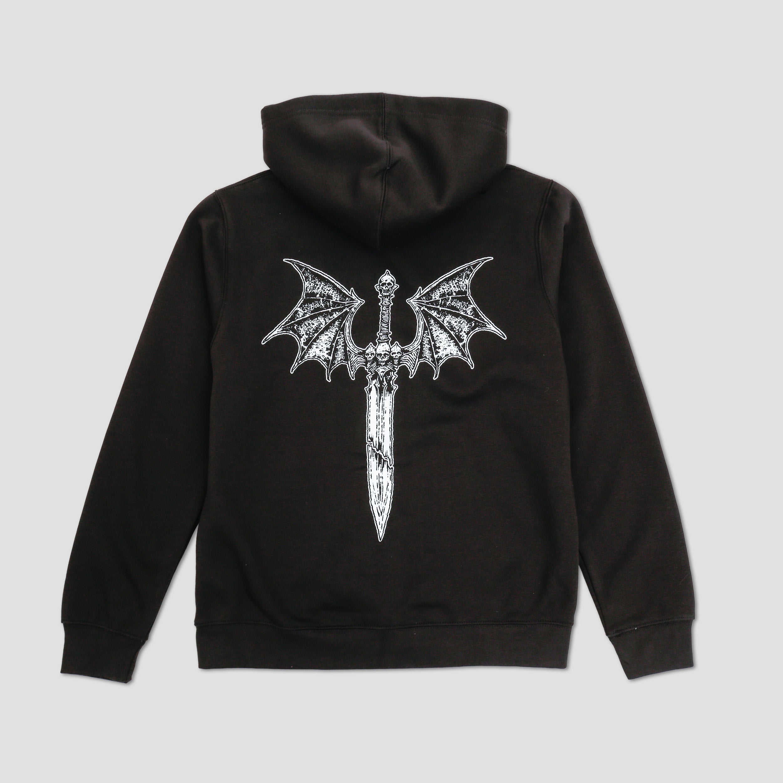 Dungeon Night Wing Zip Hood Black