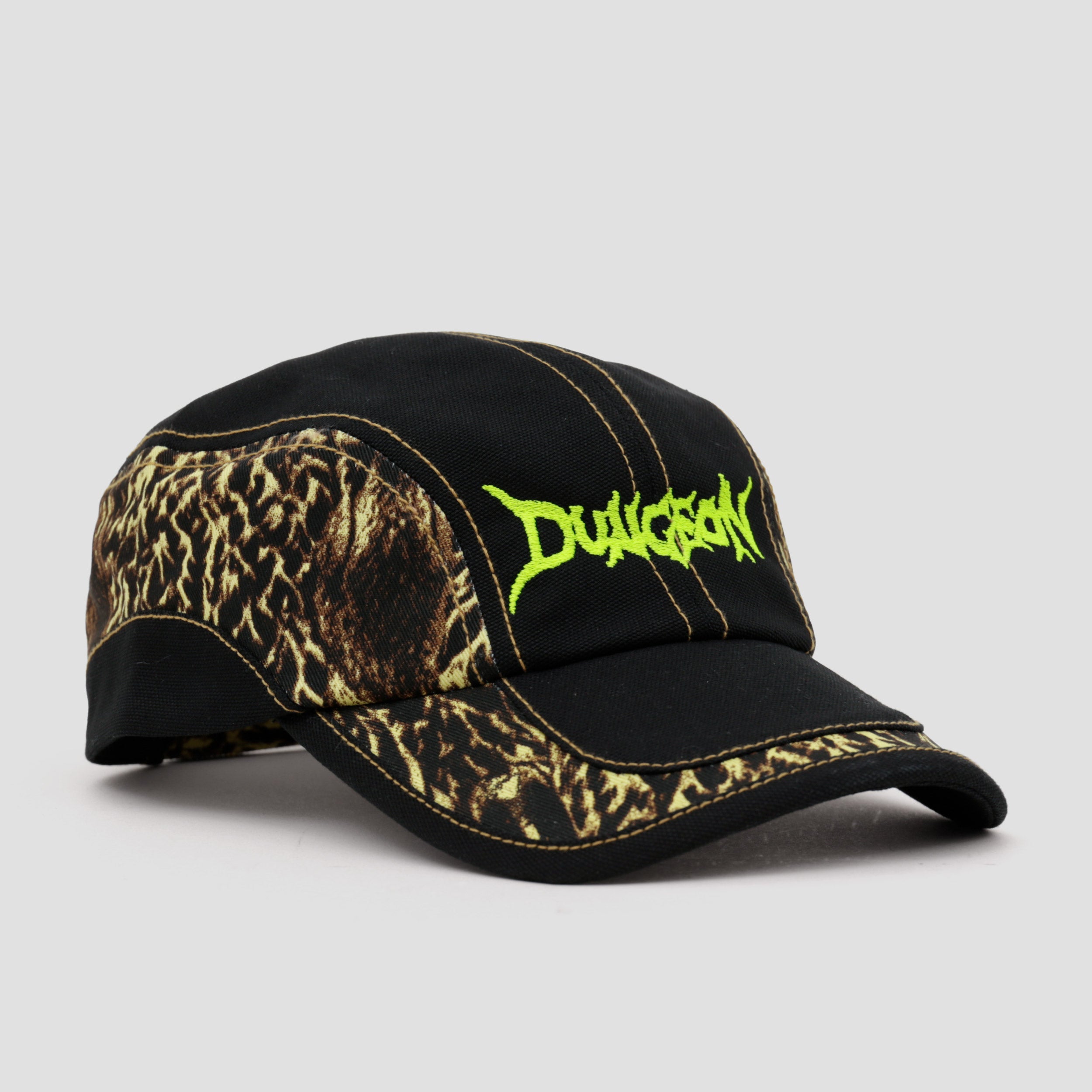 Dungeon Scrawl Logo Duck Canvas Cap Camo Swirl