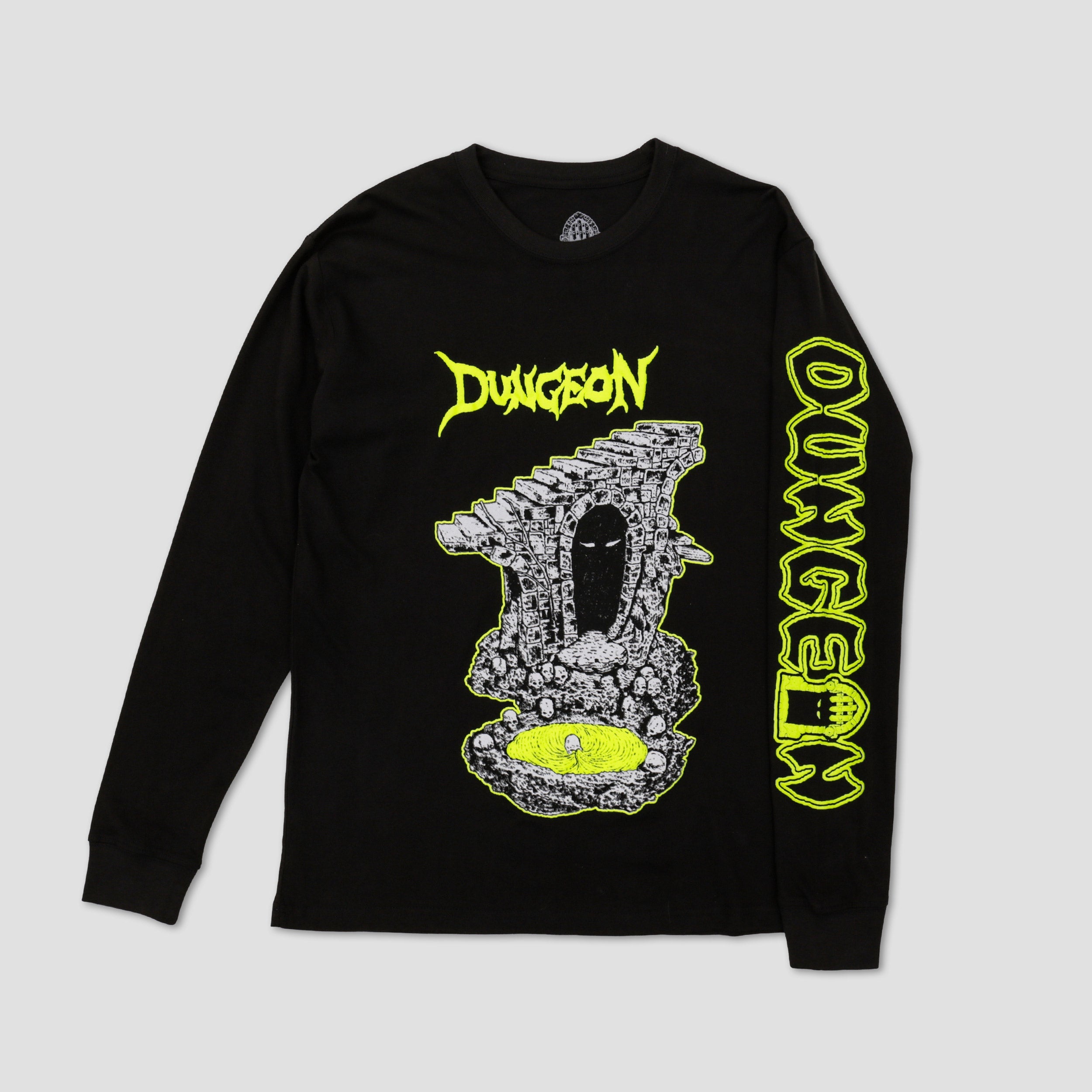Dungeon Still Life Longsleeve T-Shirt Black / Green
