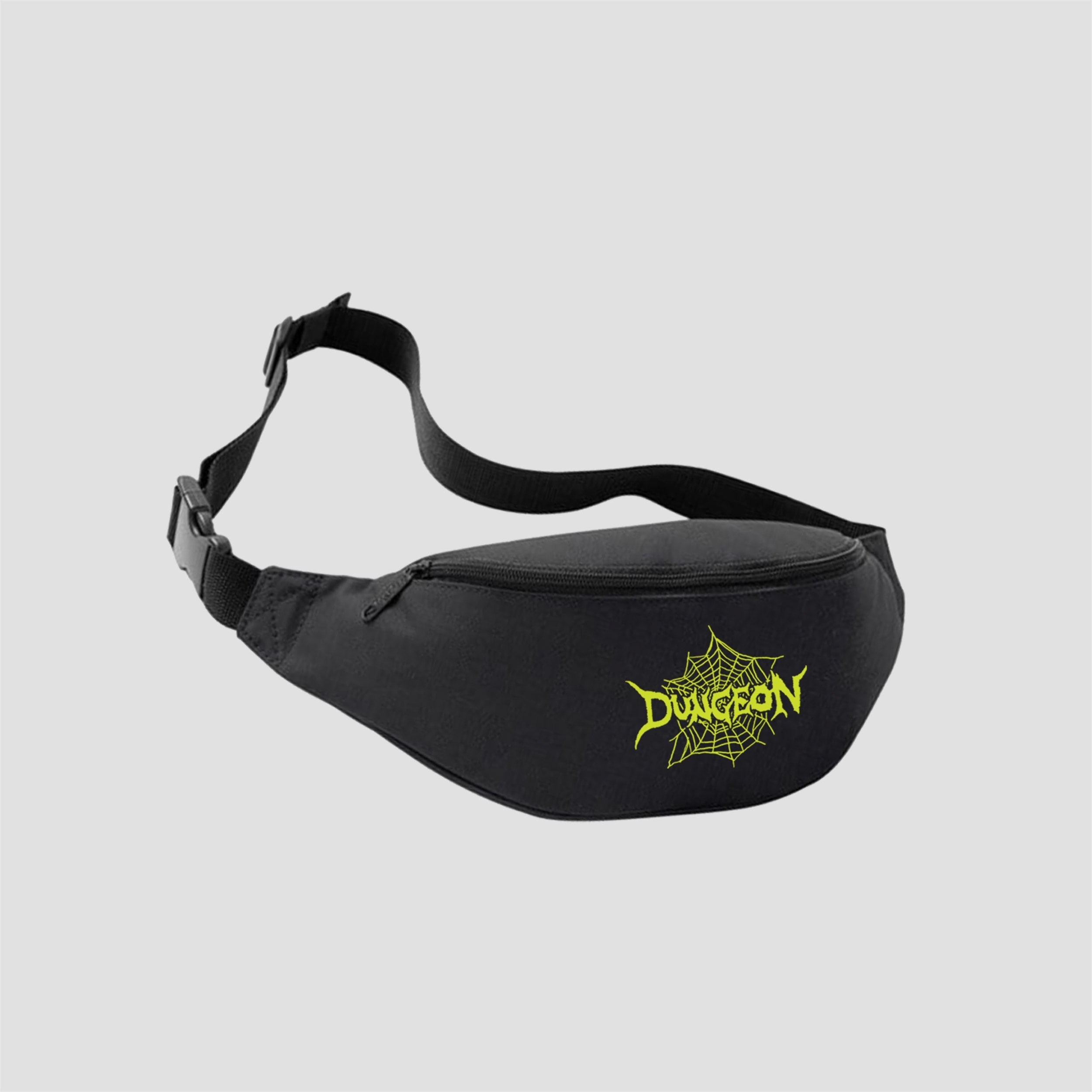 Dungeon Web Logo Belt Bag Black / Green