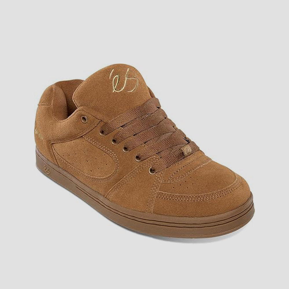 Es Accel X Penny Skate Shoes Brown / Gum