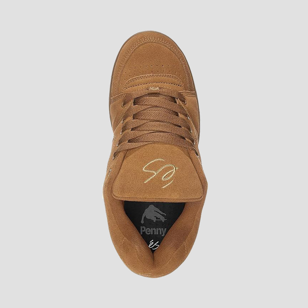 Es Accel X Penny Skate Shoes Brown / Gum