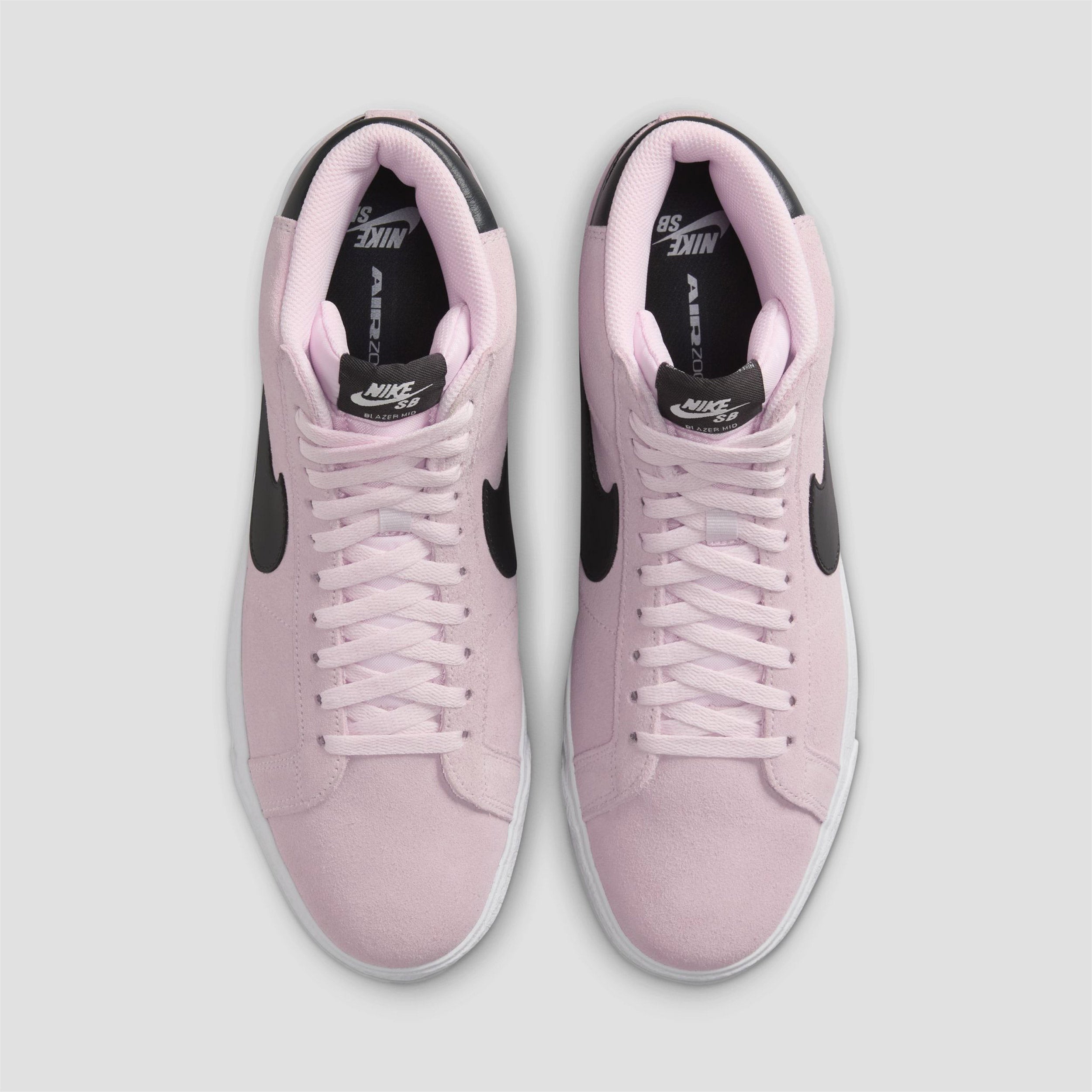 Nike SB Zoom Blazer Mid Skate Shoes Pink Foam / Anthracite / White / Gum / Yellow