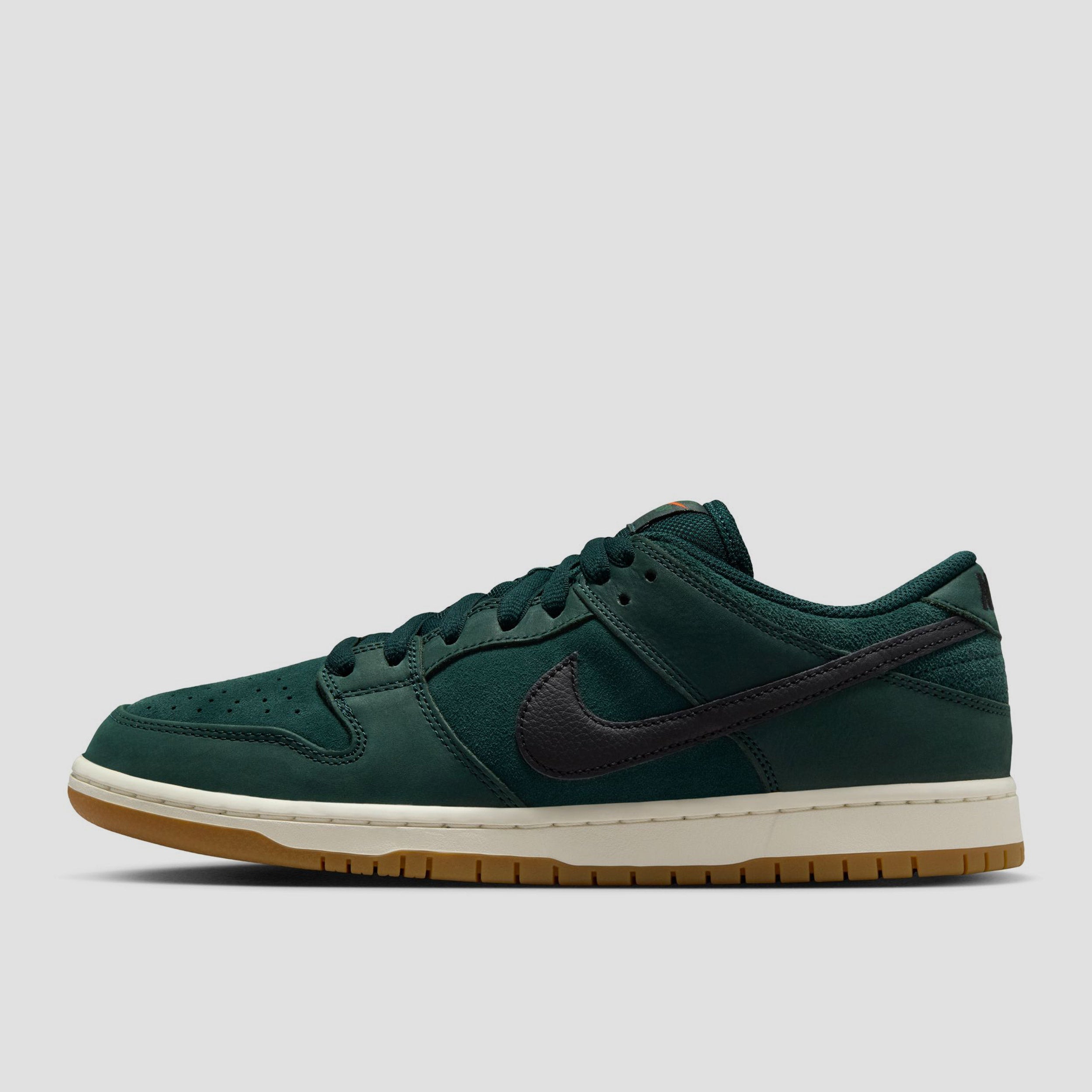 Nike SB Dunk Low Pro Skate Shoes Deep Fir / Black Fir Sail