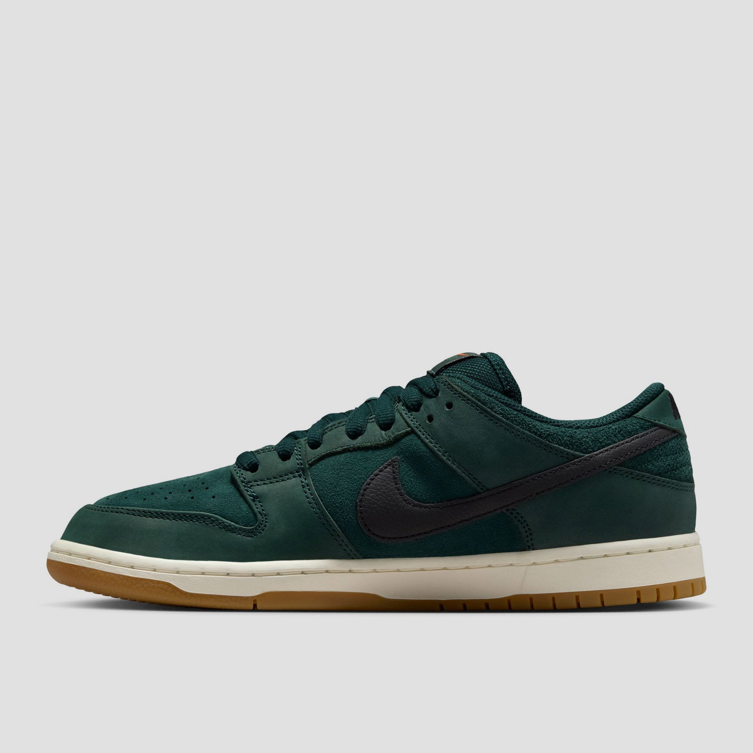Nike SB Dunk Low Pro Skate Shoes Deep Fir / Black Fir Sail