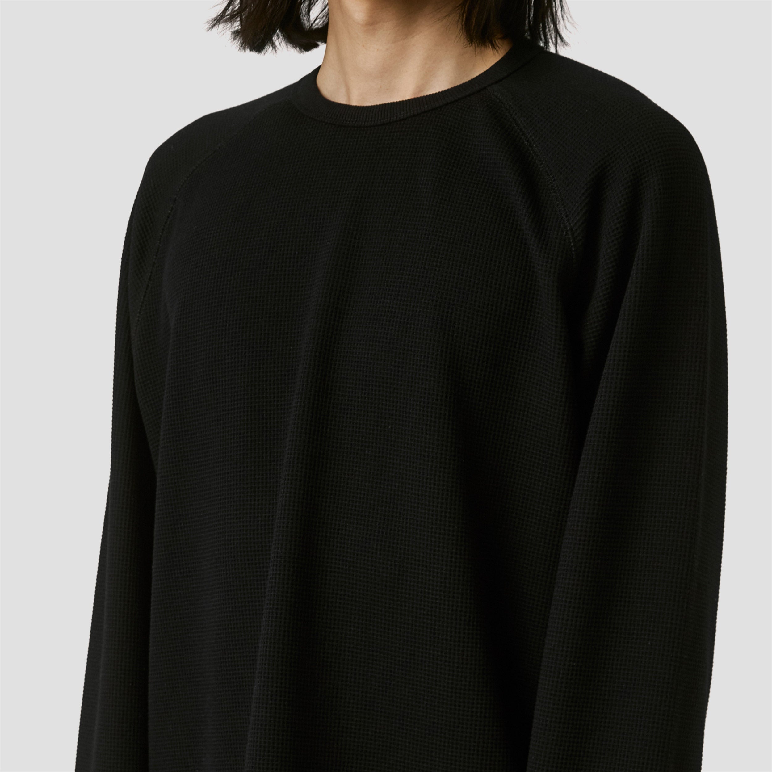 Former Anderson Longsleeve Waffle T-Shirt Black
