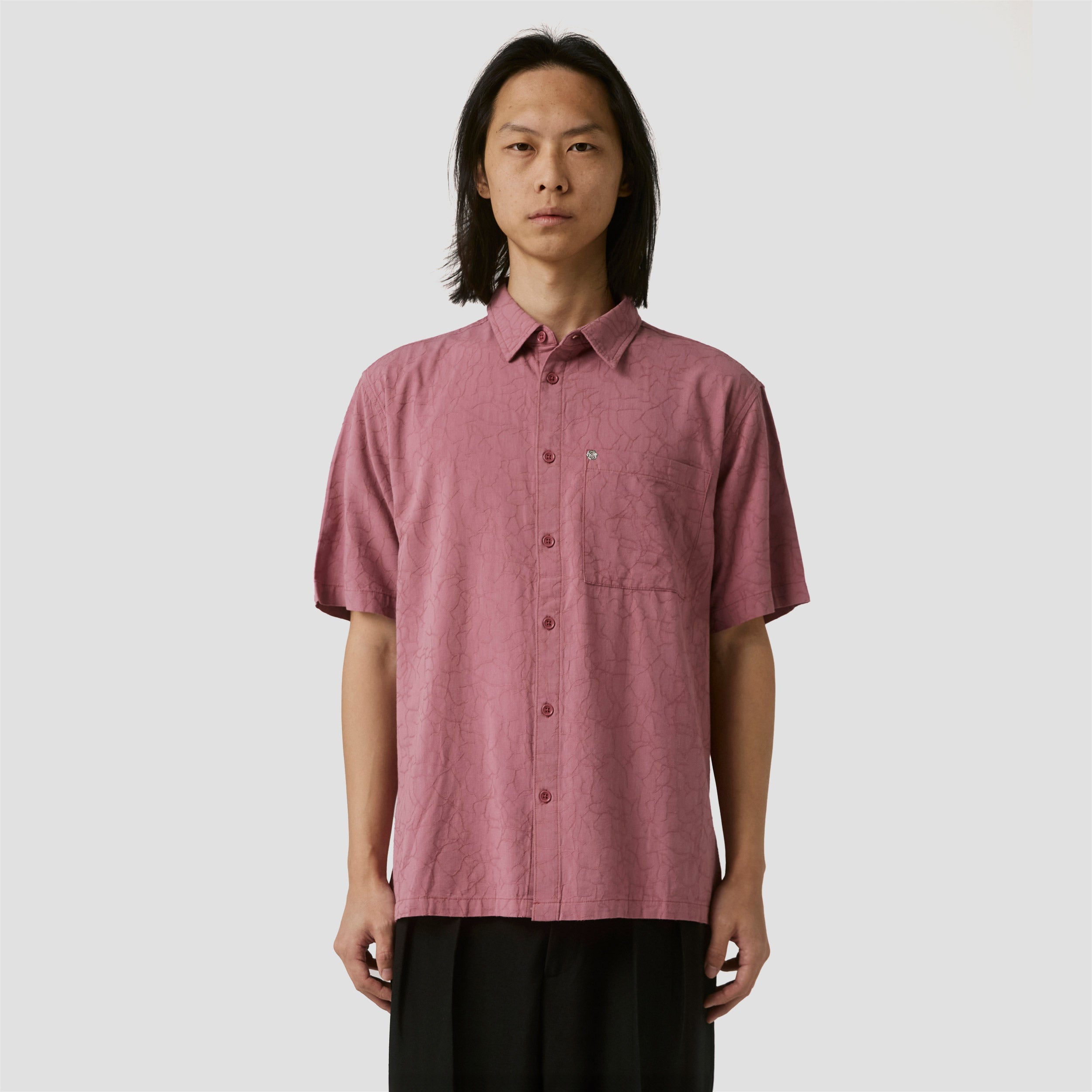 Former Vivian Vine Shortsleeve Shirt Rose