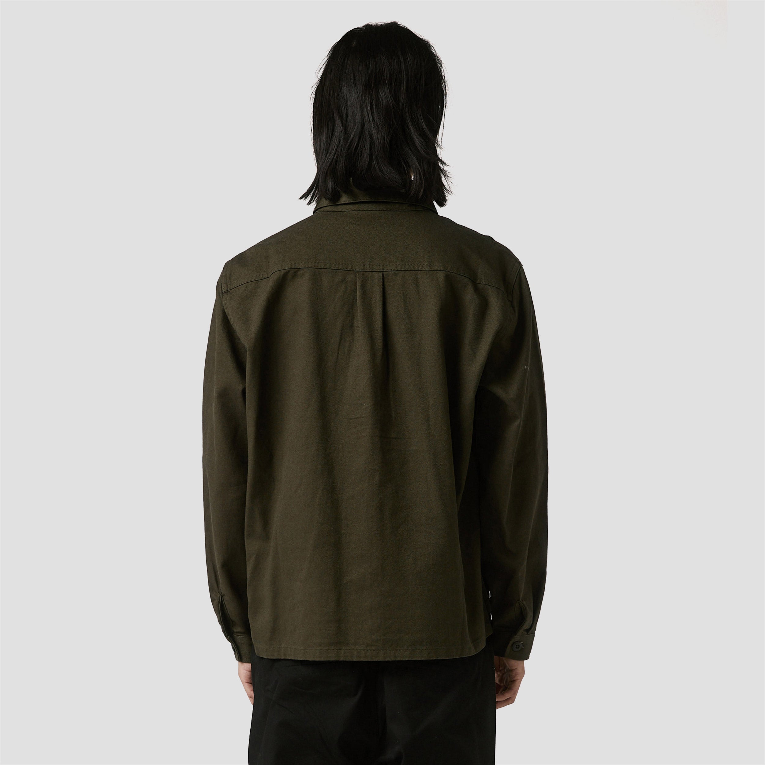 Former Daring Longsleeve Overshirt Deep Olive