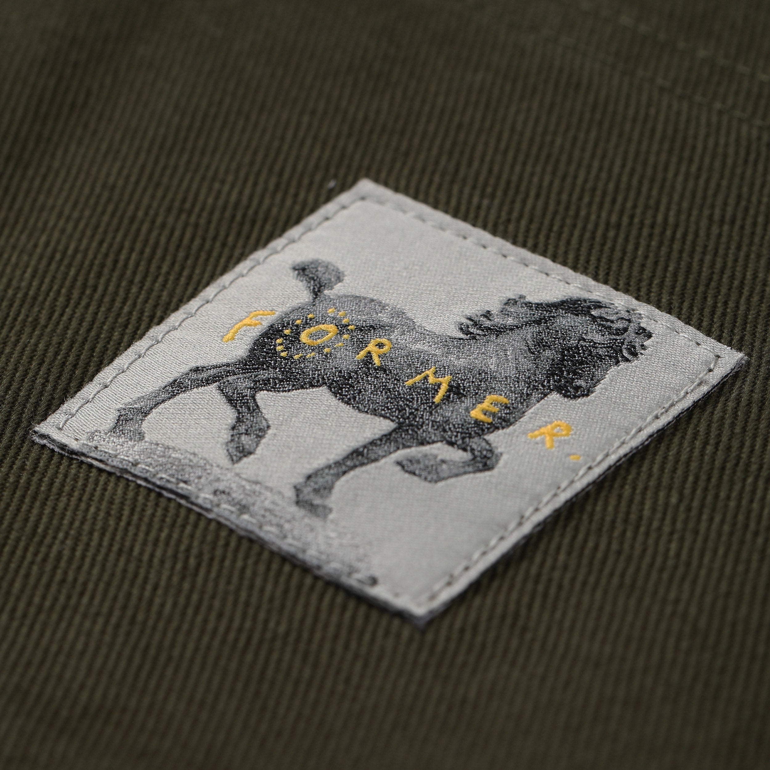 Former Daring Longsleeve Overshirt Deep Olive