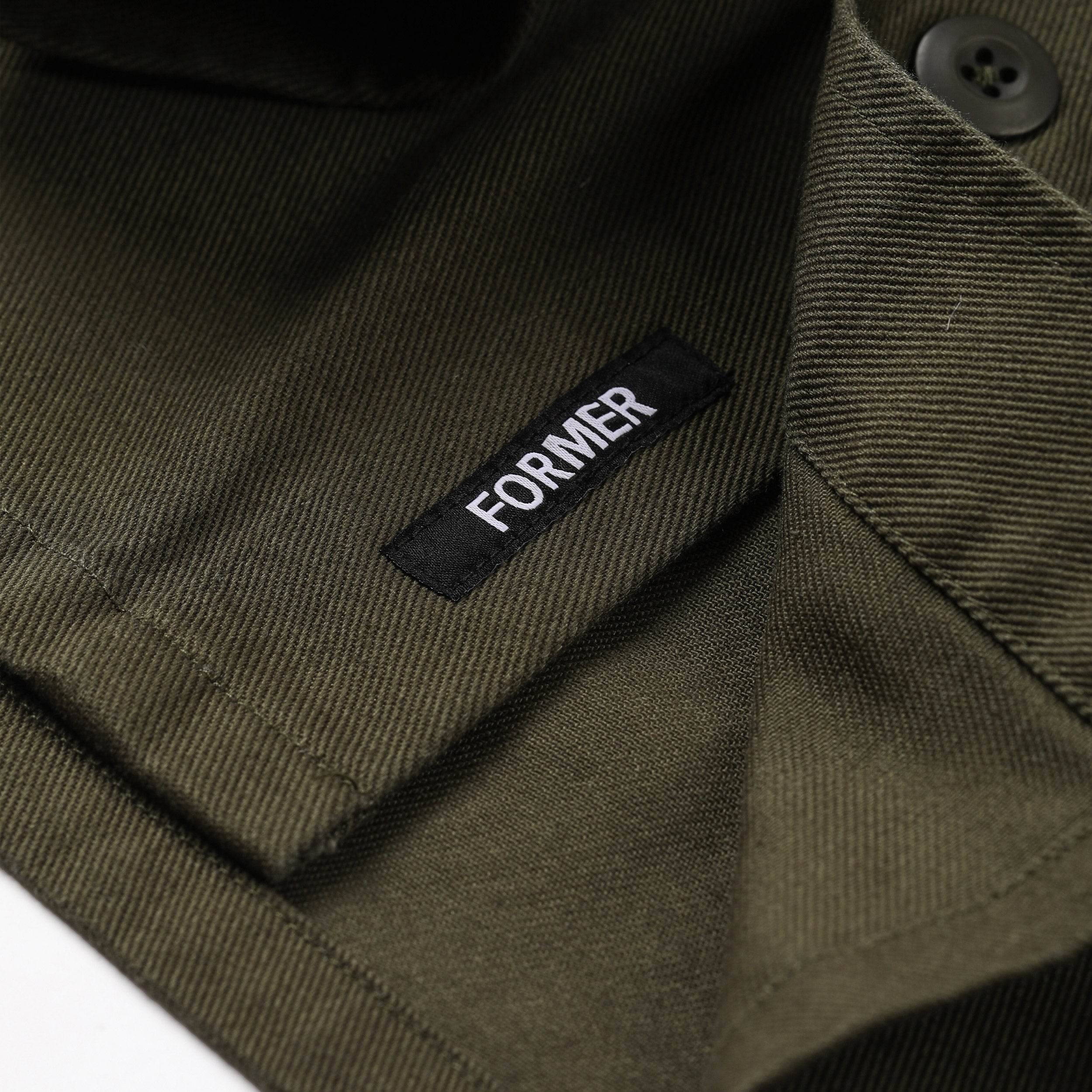 Former Daring Longsleeve Overshirt Deep Olive