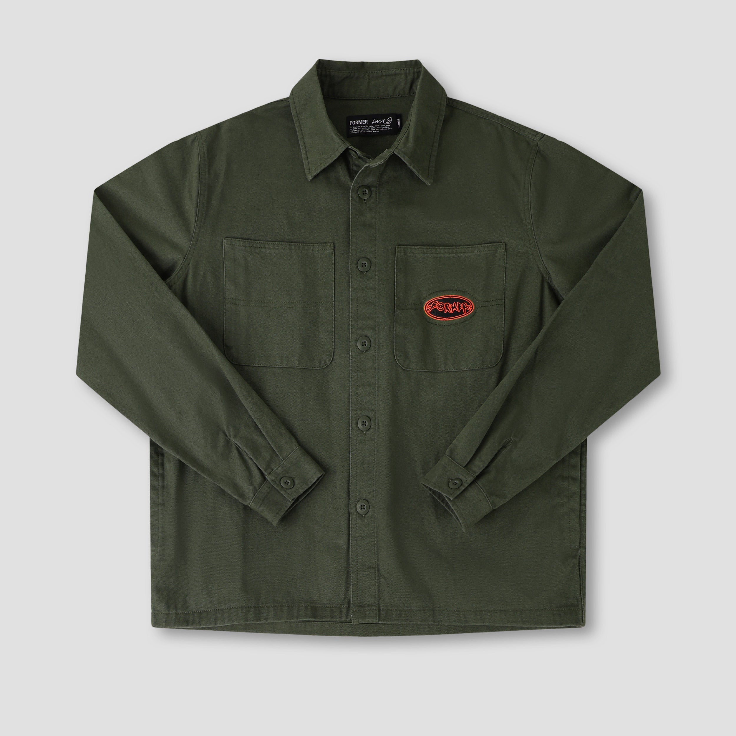 Former Reynolds Flatline Longsleeve Overshirt Surplus