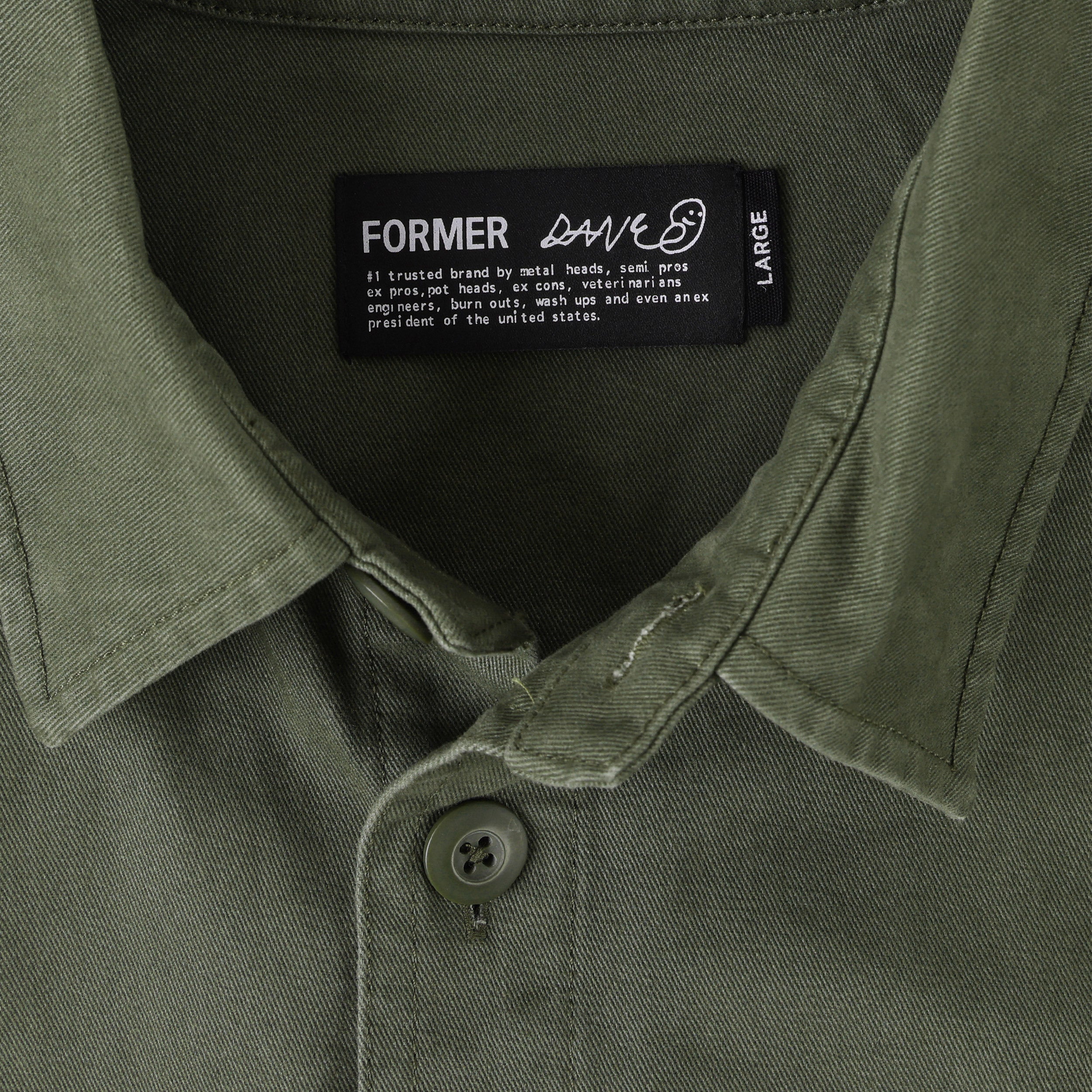 Former Reynolds Flatline Longsleeve Overshirt Surplus