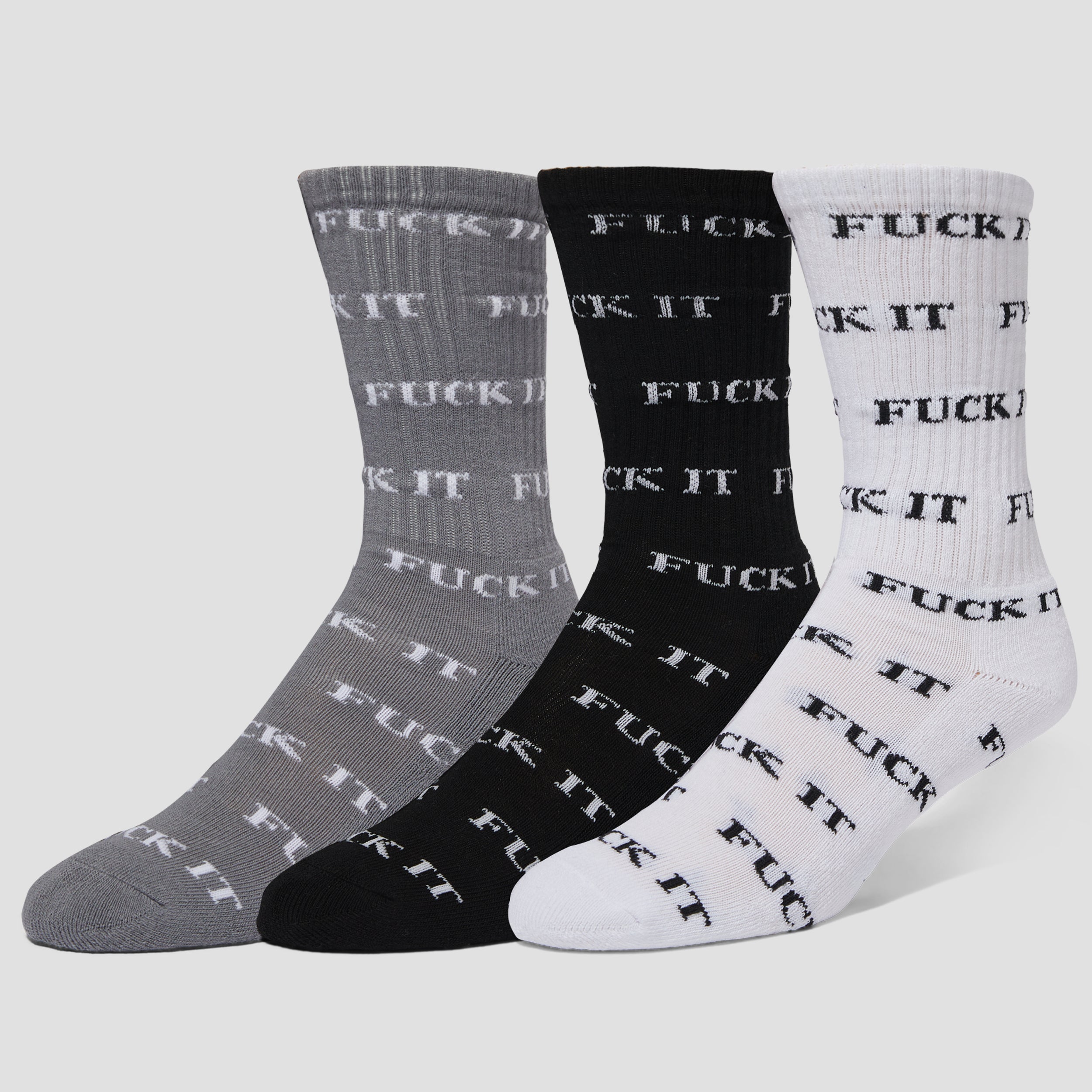 HUF Fuck It 3 Pack Sock