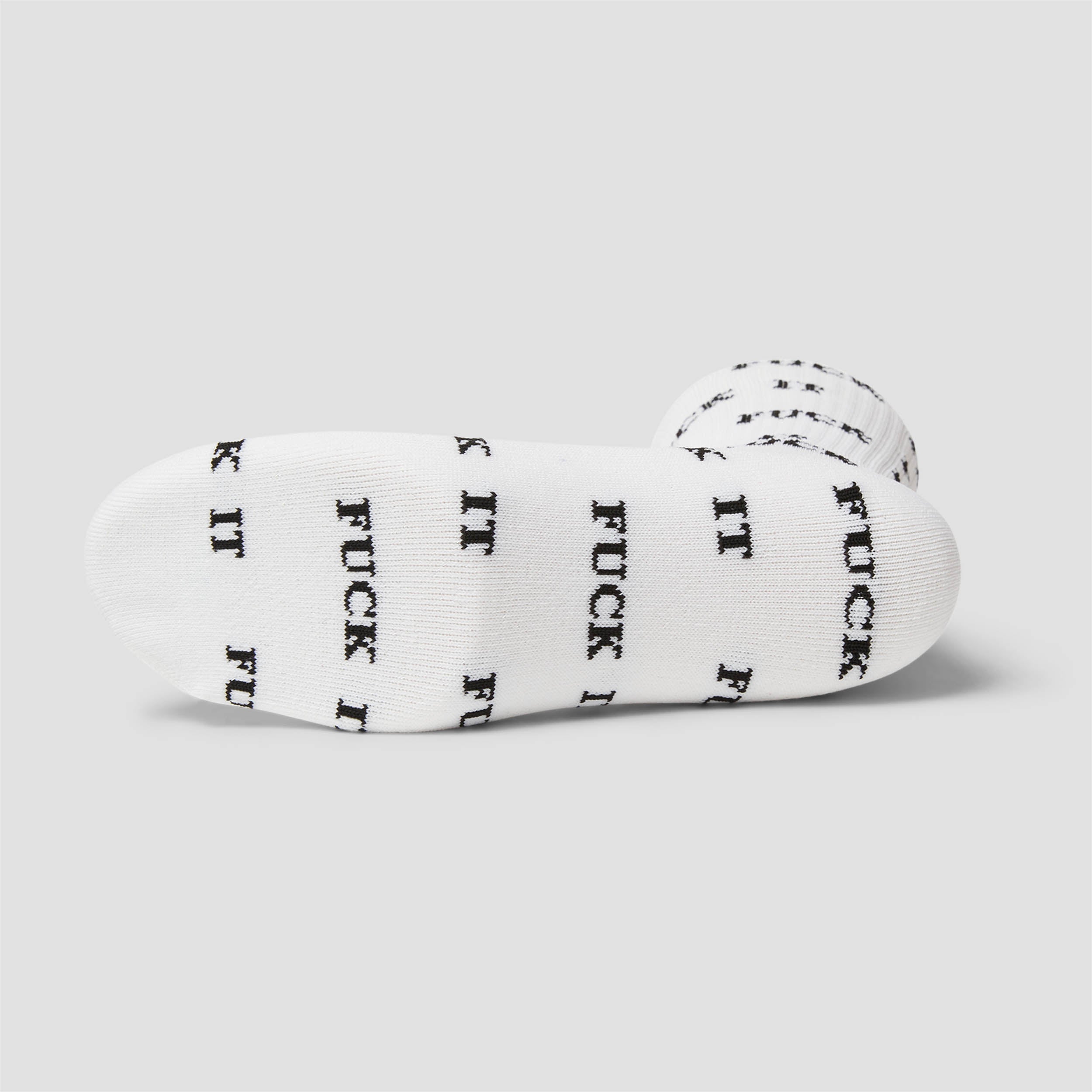 Huf Fuck It Glow Sock White